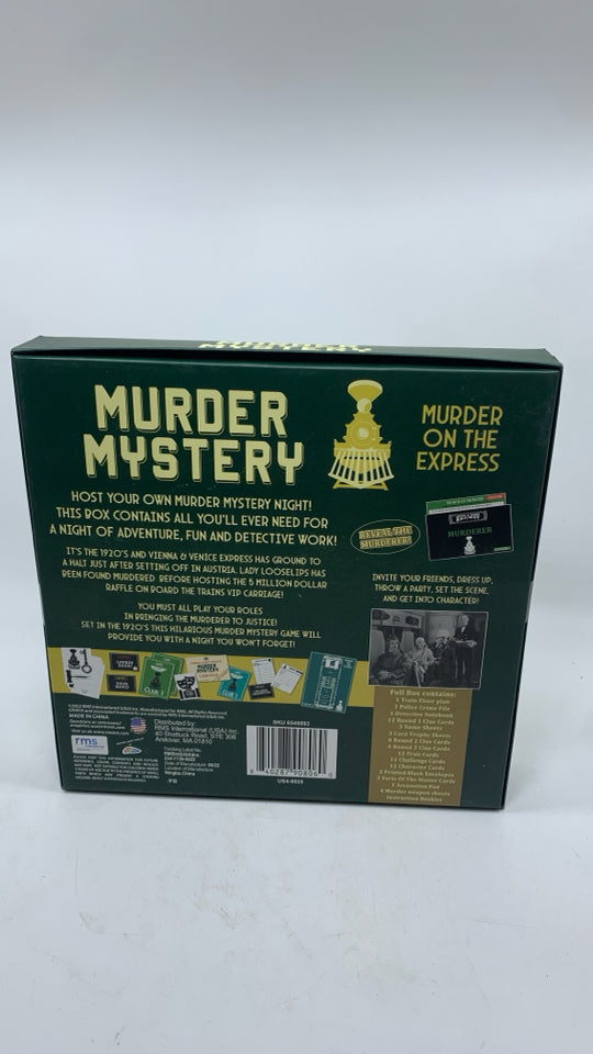 NIB MURDER ON THE EXPRESS MYSTERY GAME.