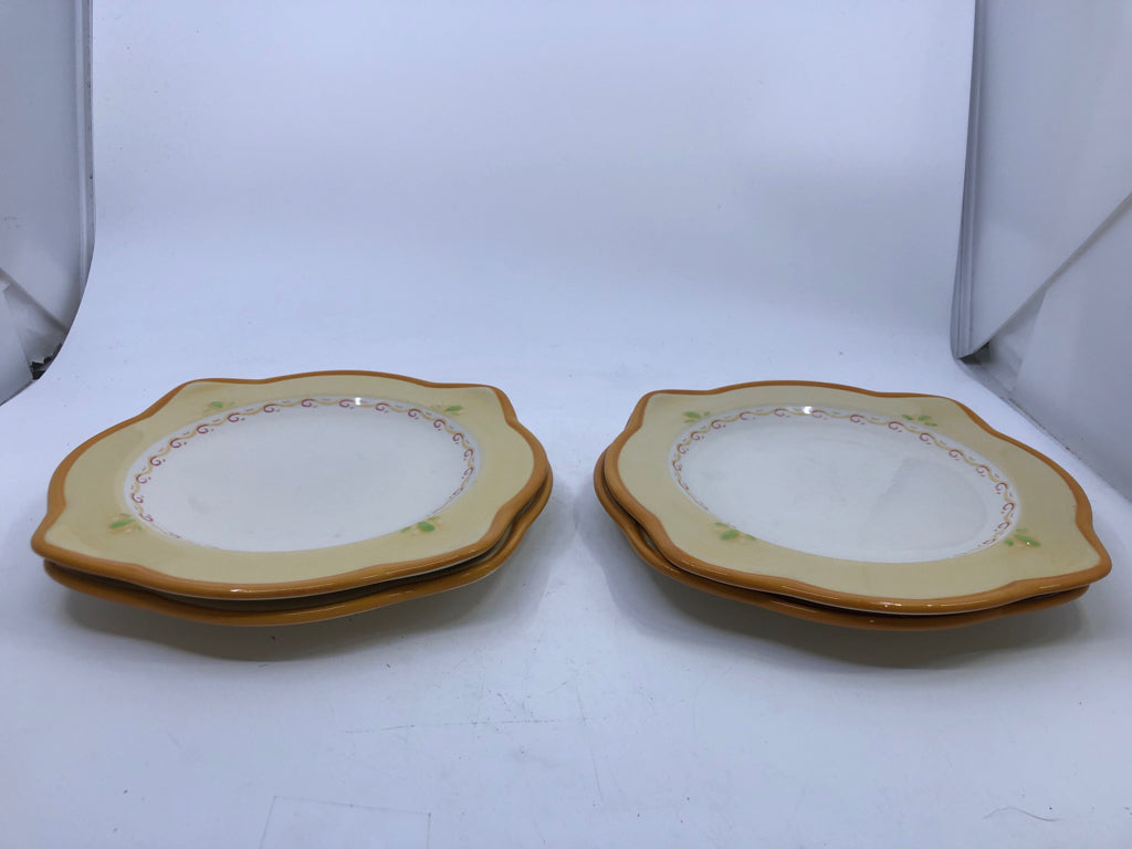 16PC SVC 4- VILLA DELLA LUNA DISH SET W/BOOK.
