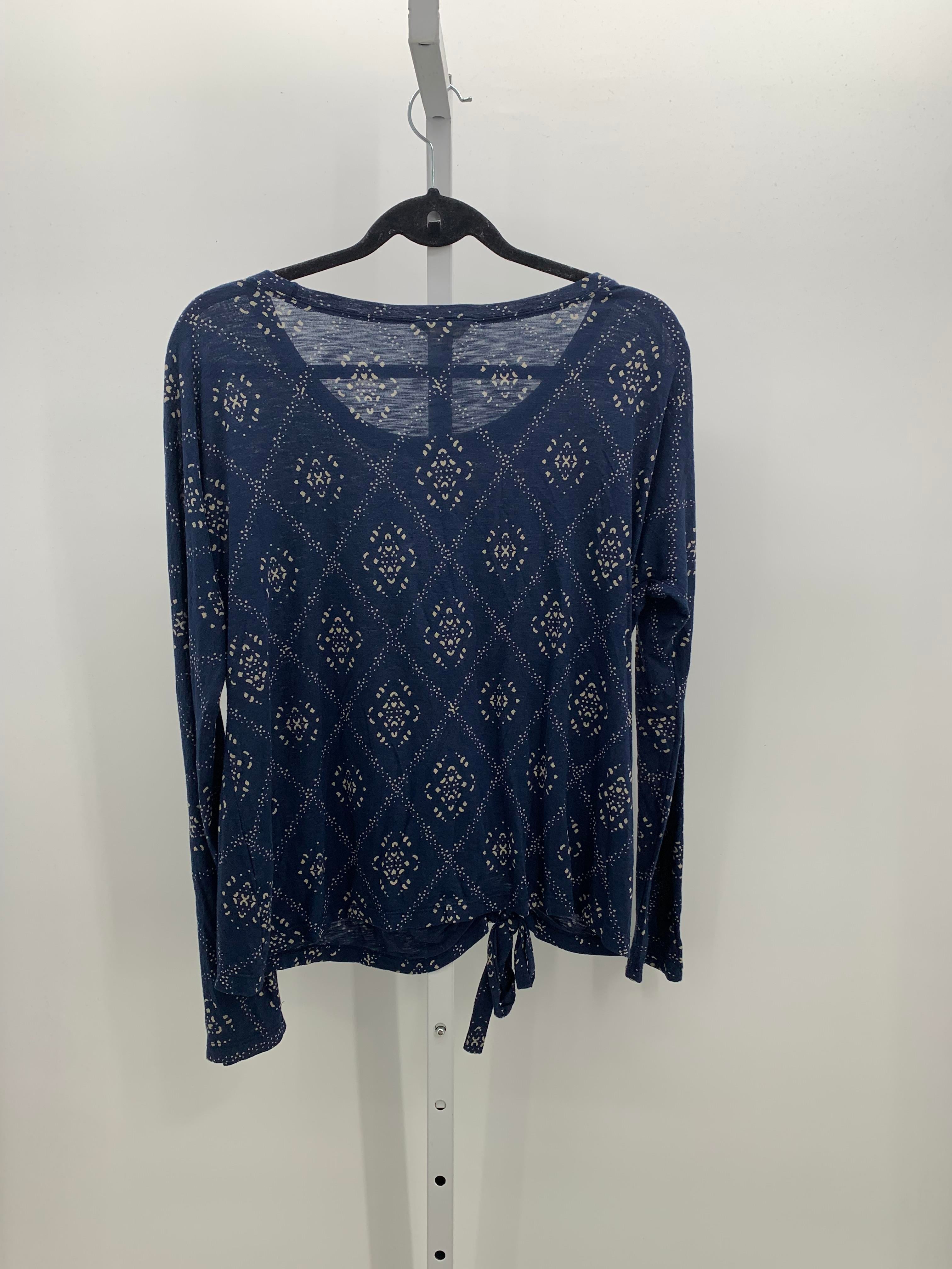 Lucky Brand Size Medium Misses Long Sleeve Shirt