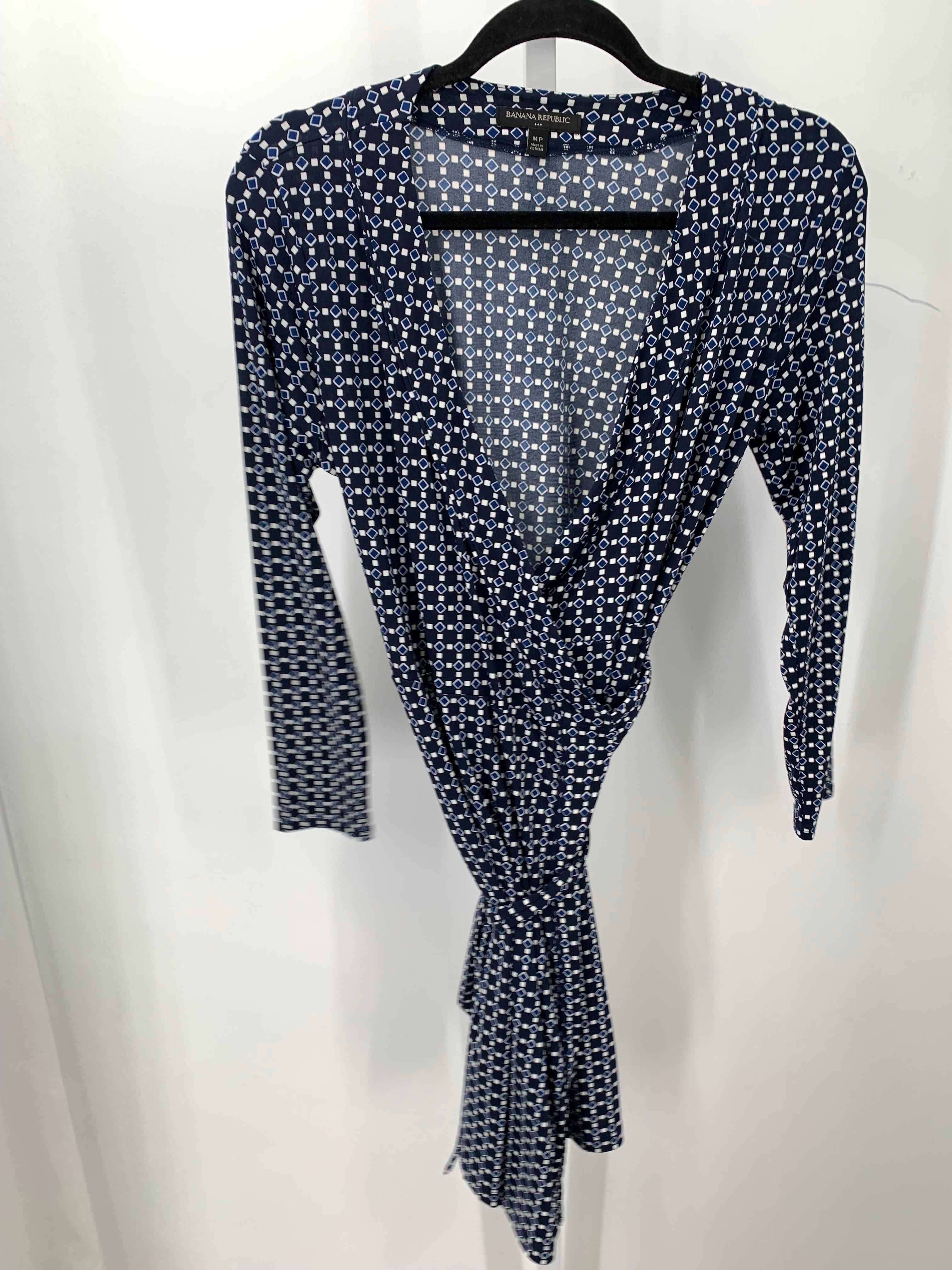 Banana Republic Size Medium Petite Petite Long Sleeve Dress