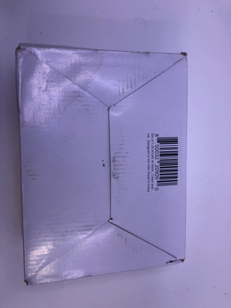 NIB WEDDING SEAT TABLE NUMBERS.