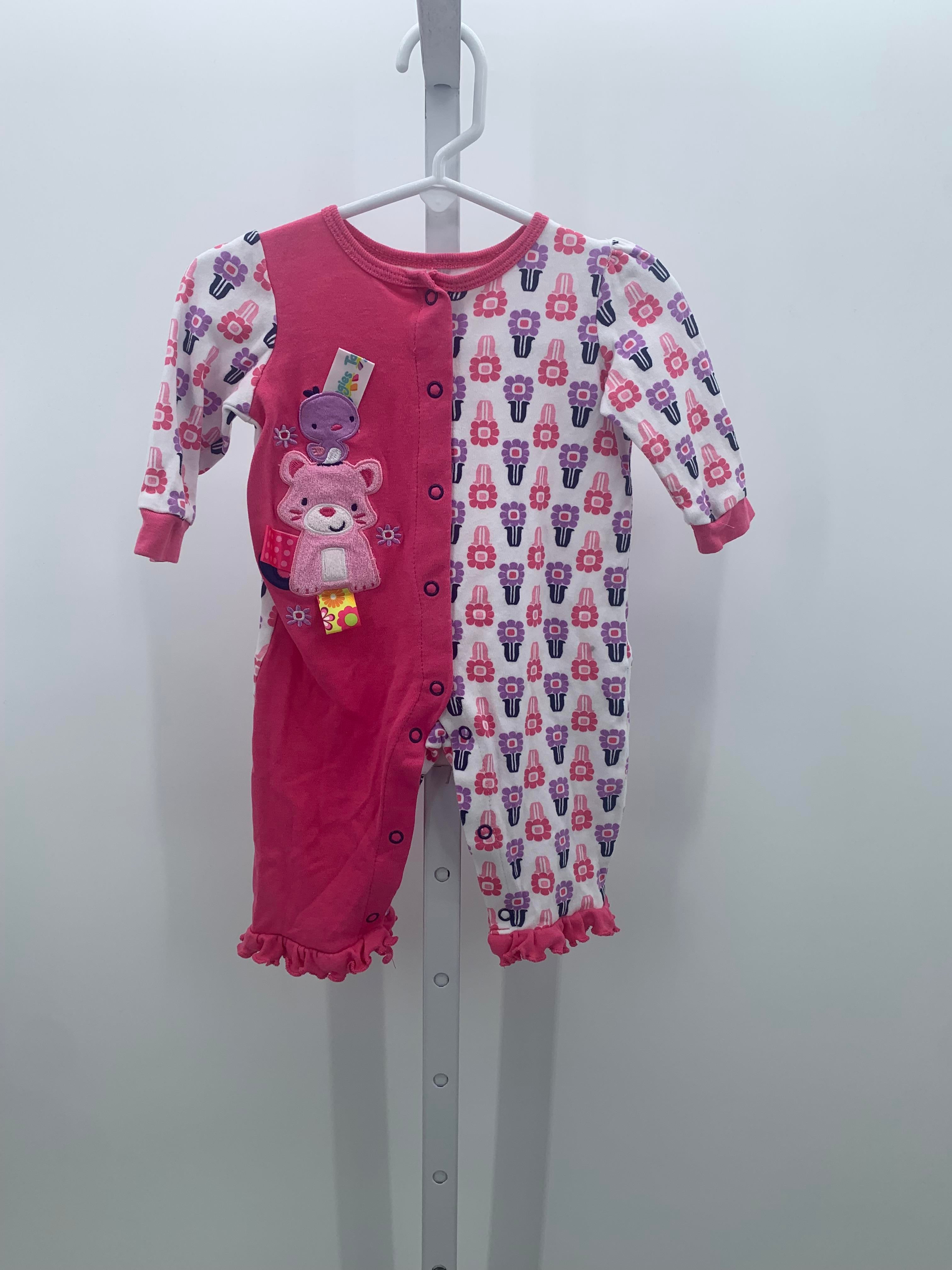 Taggies Size 6 Months Girls Long Slv. Romper
