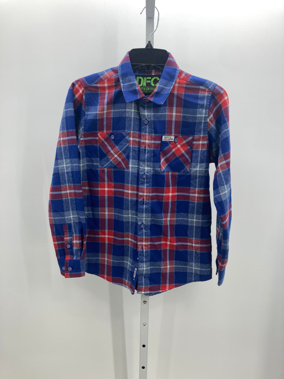 WHITE RED PLAID.