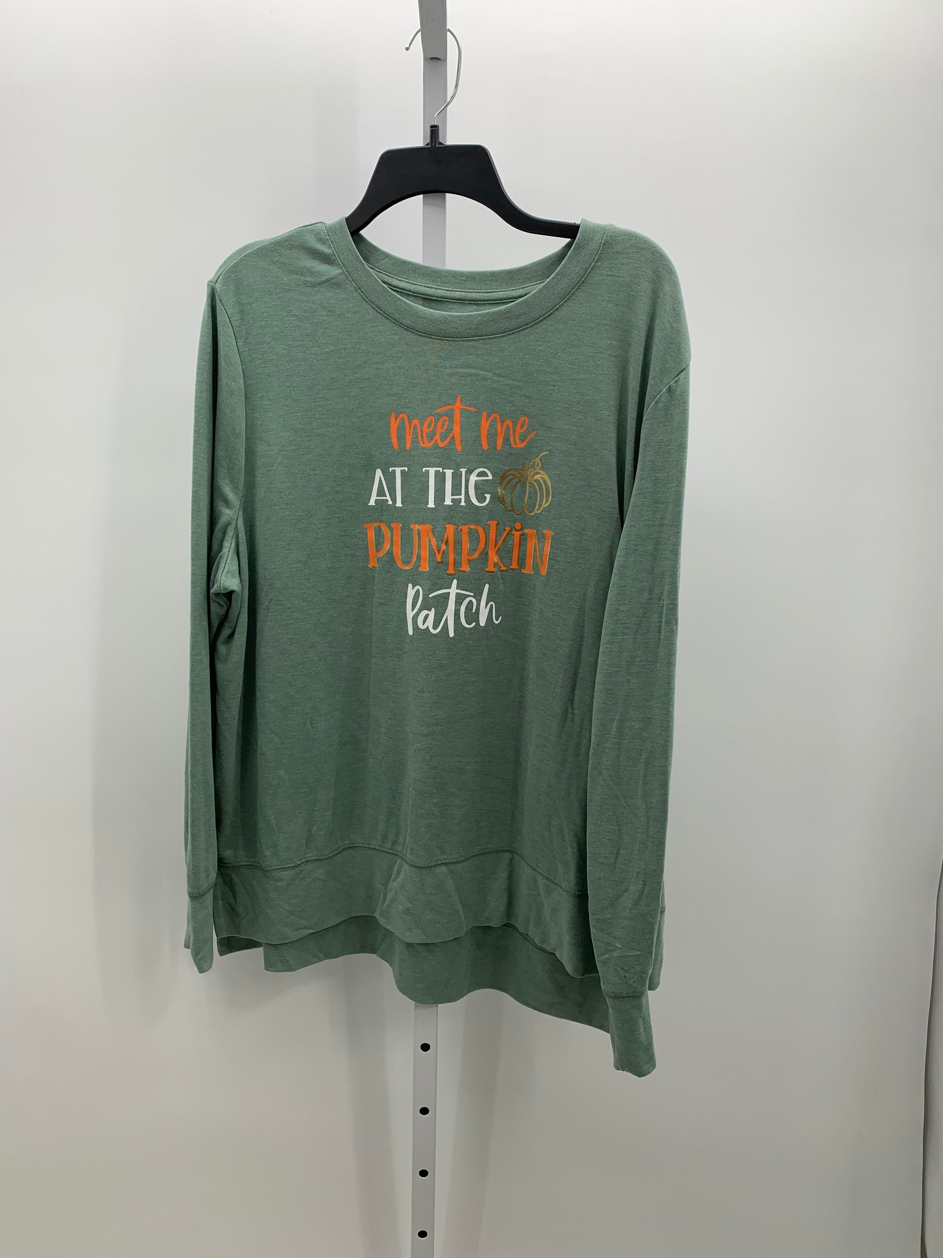 LONG SLV SHIRT MEET ME AT THE PUMPKIN PATCH.