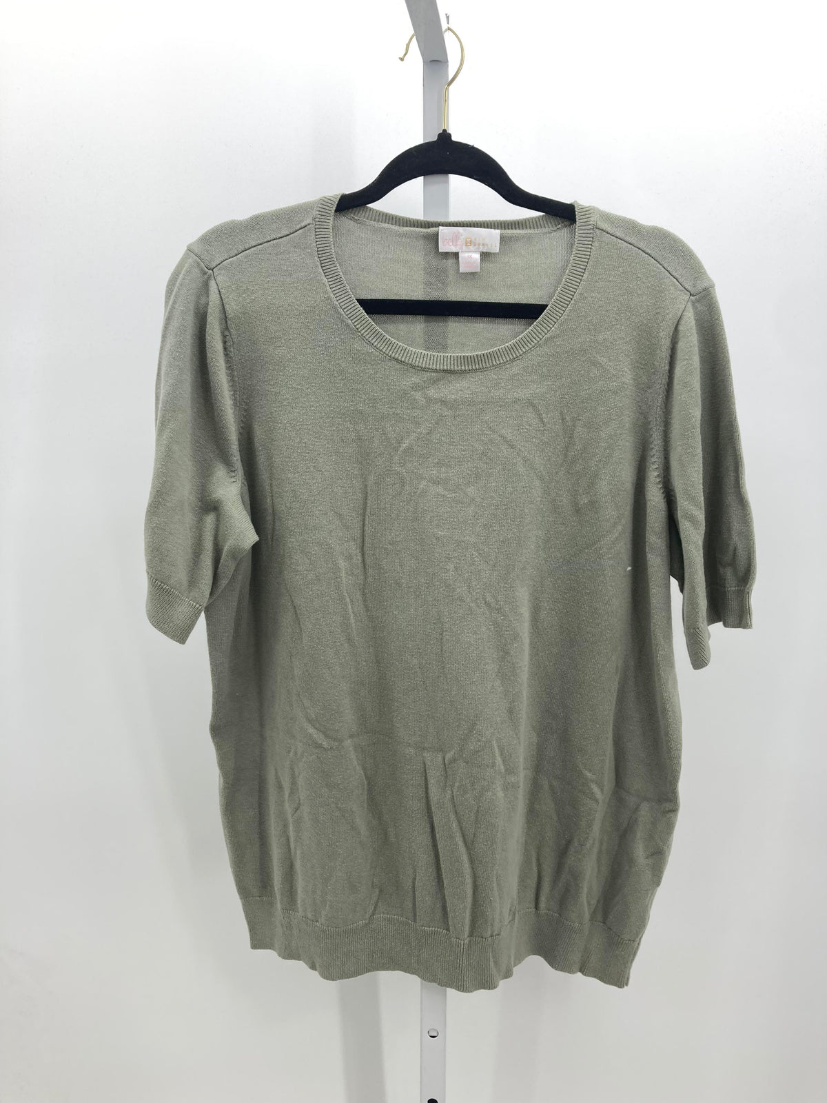 Size 2X Womens Short Slv Sweater