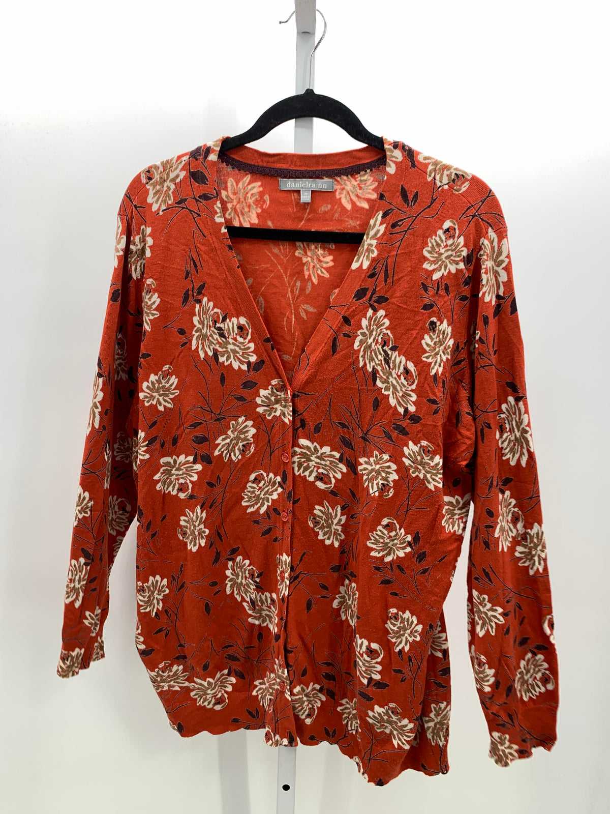 Daniel Rain Size 2X Womens Long Slv Sweater