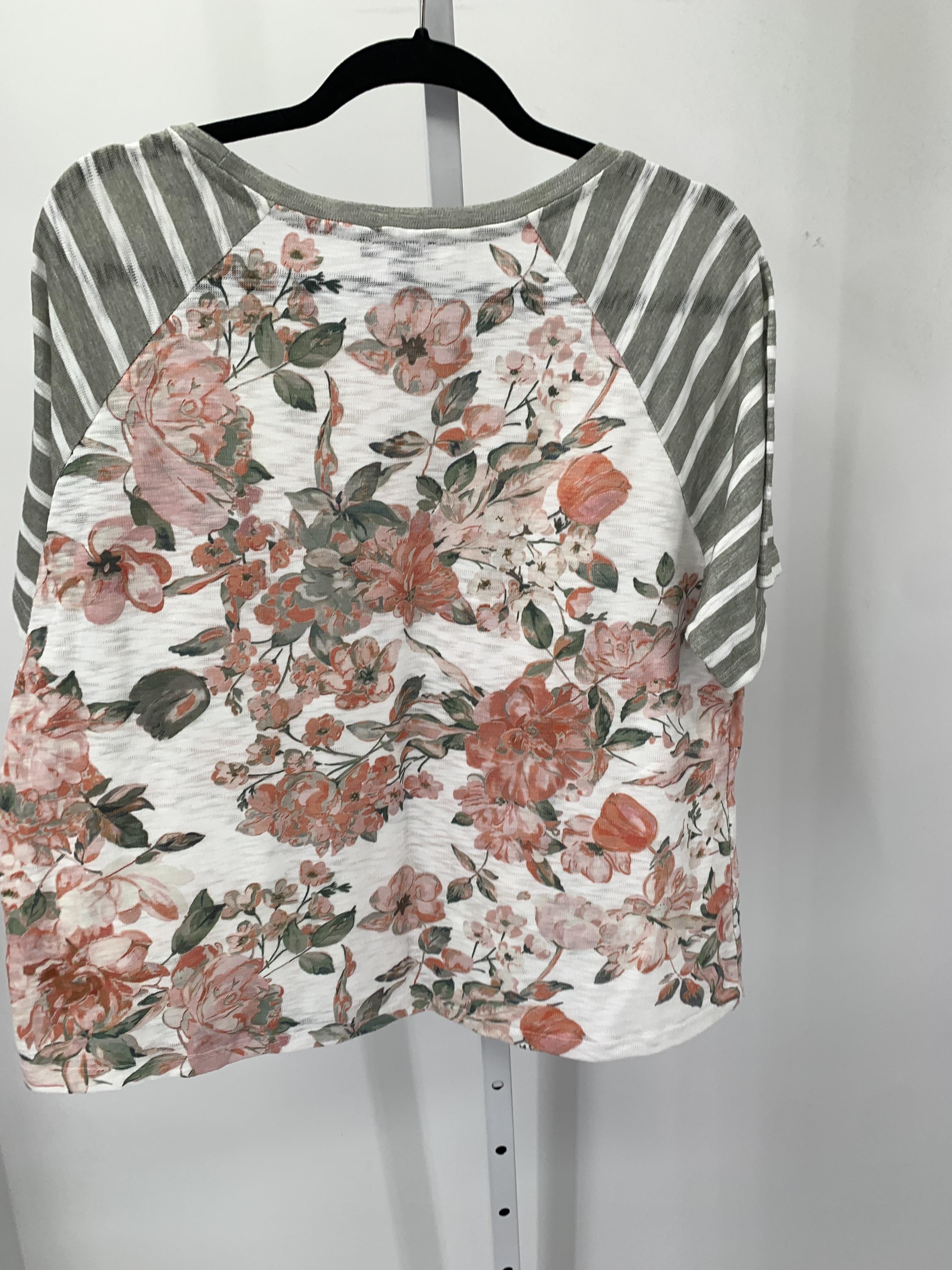 Tribal Size Extra Large Misses Short Sleeve Shirt