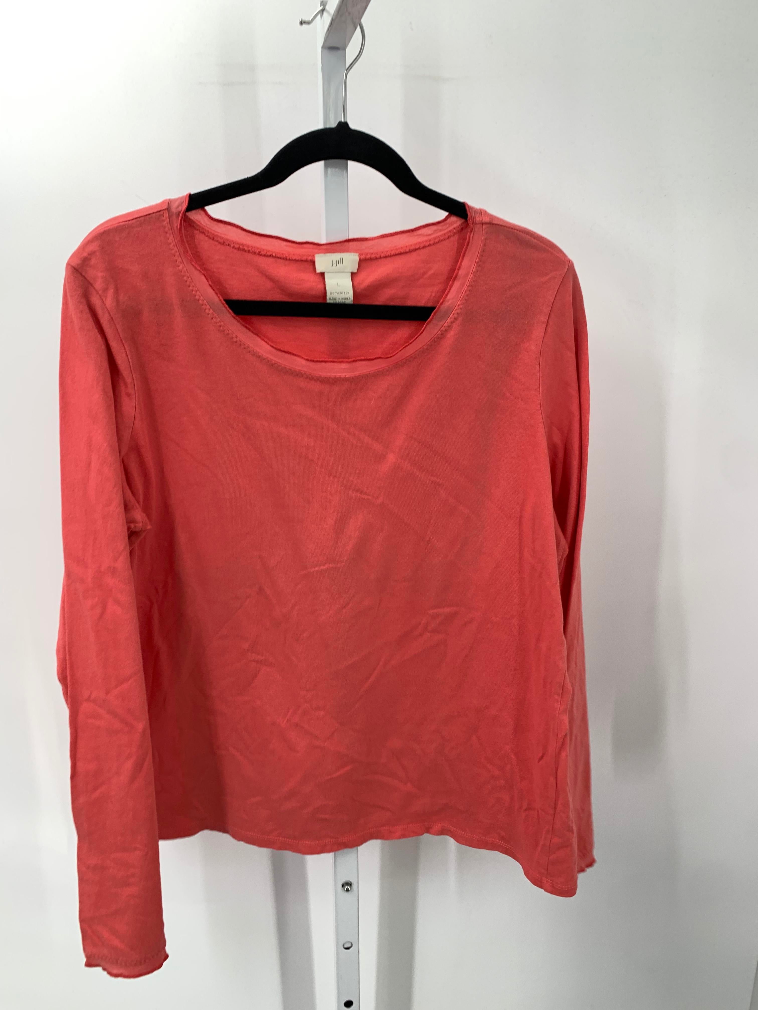 J-Jill Size Large Misses Long Sleeve Shirt