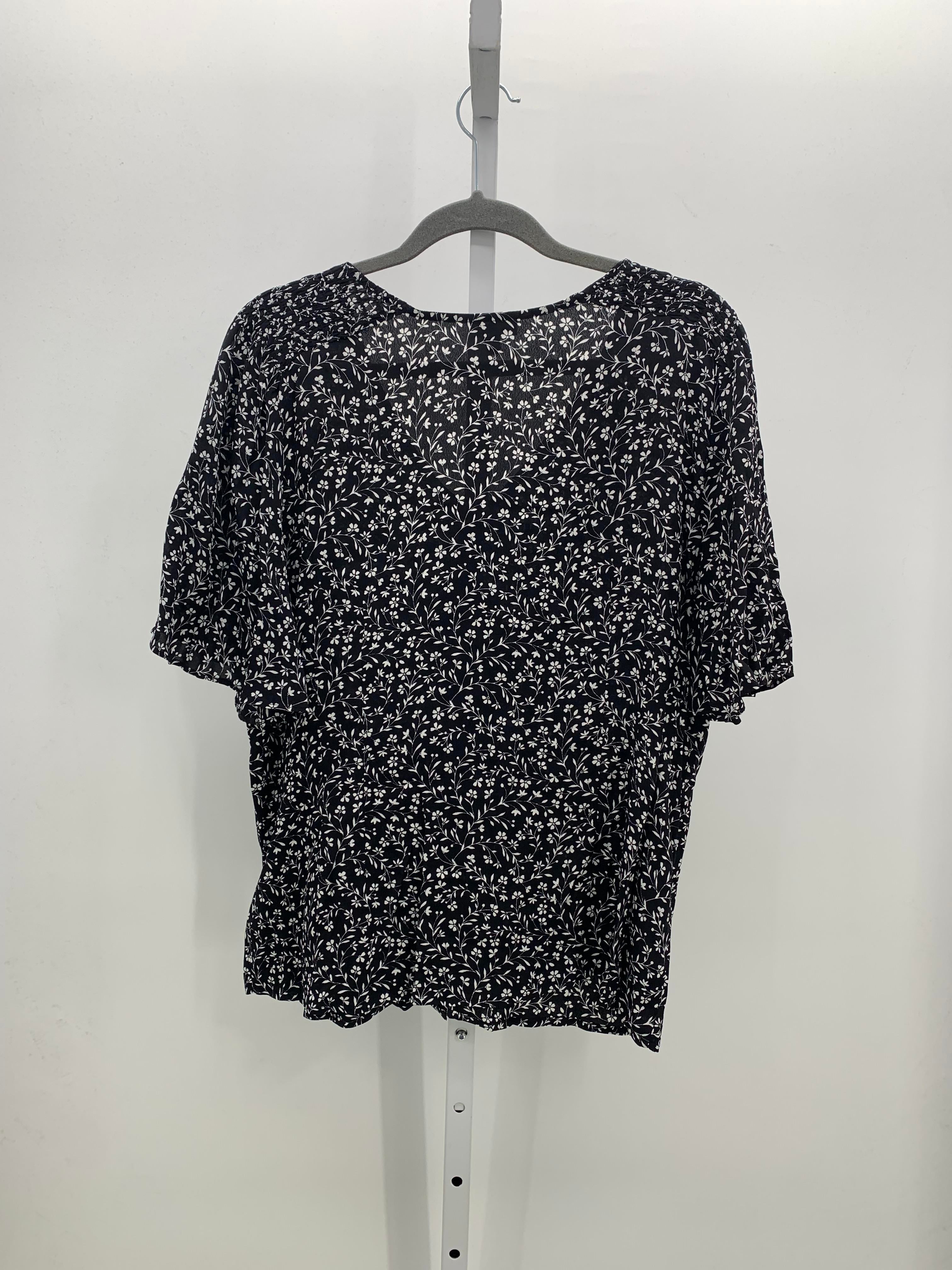Talbots Size 12 Misses Short Sleeve Shirt