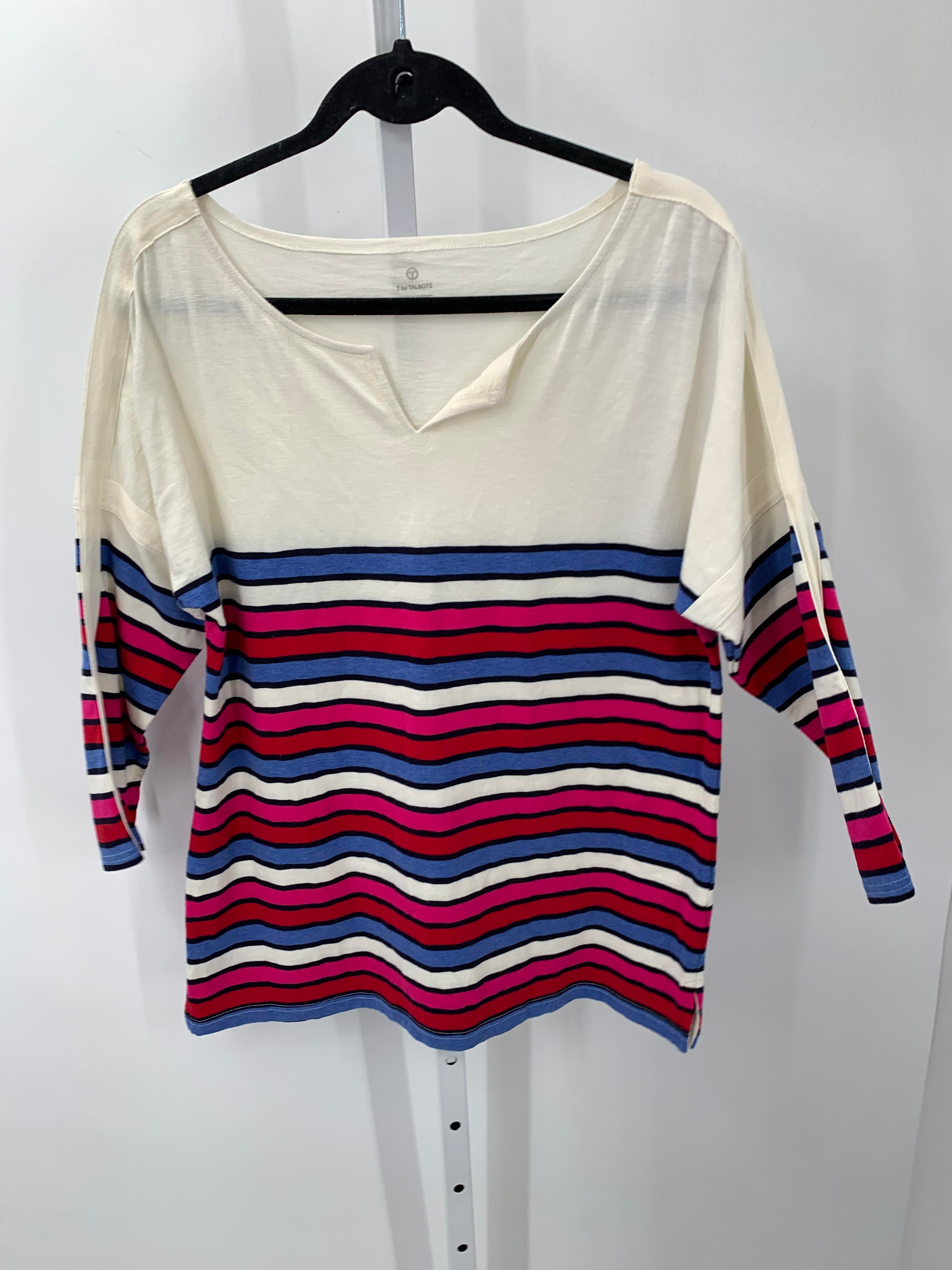 Talbots Size Medium Misses 3/4 Sleeve Shirt