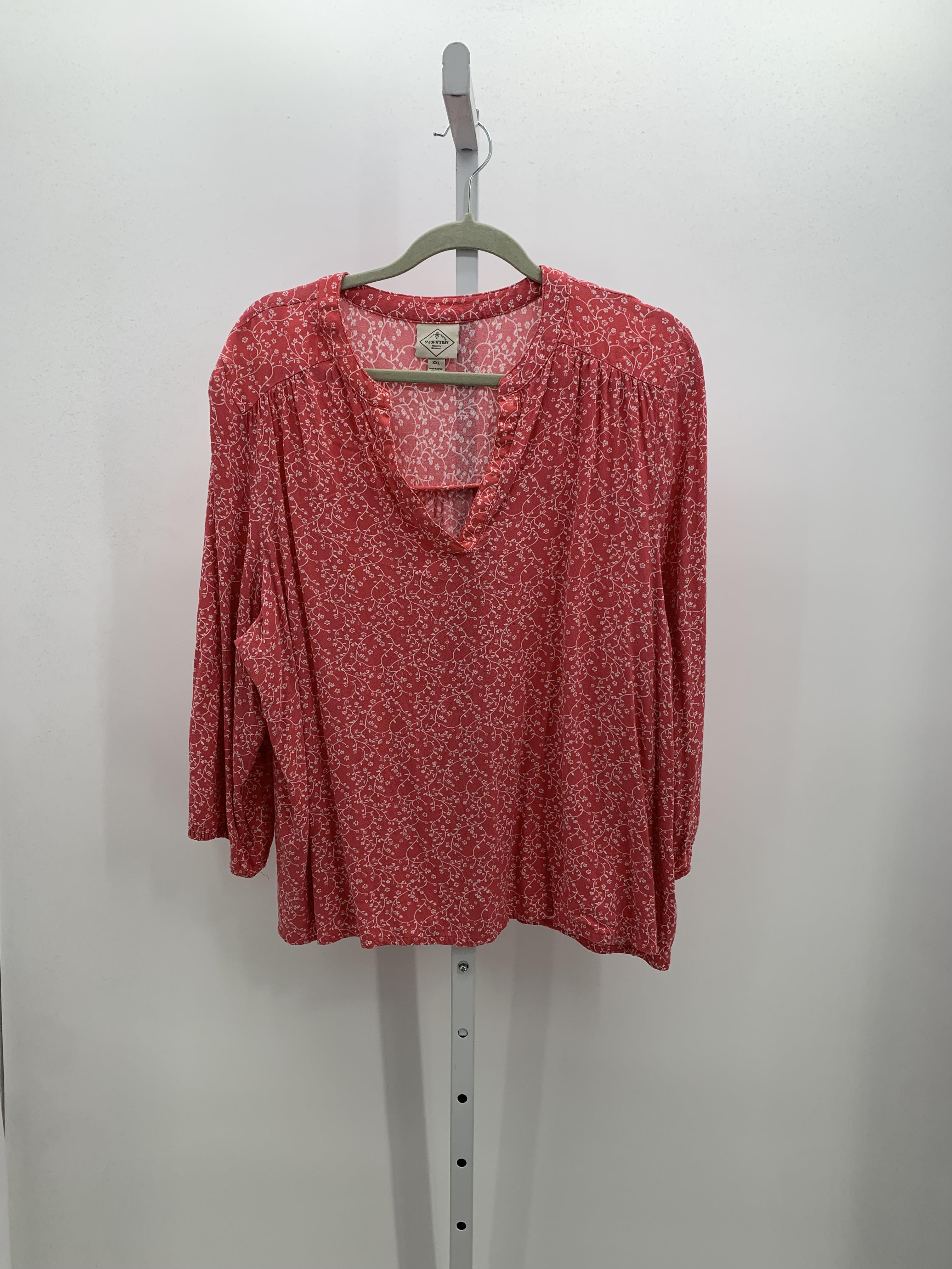 St. Johns Bay Size XXL Misses 3/4 Sleeve Shirt