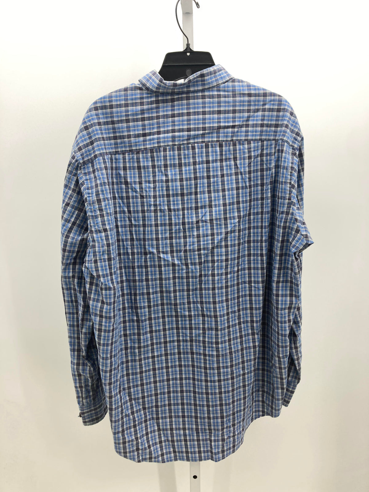 PLAID BTN DOWN
