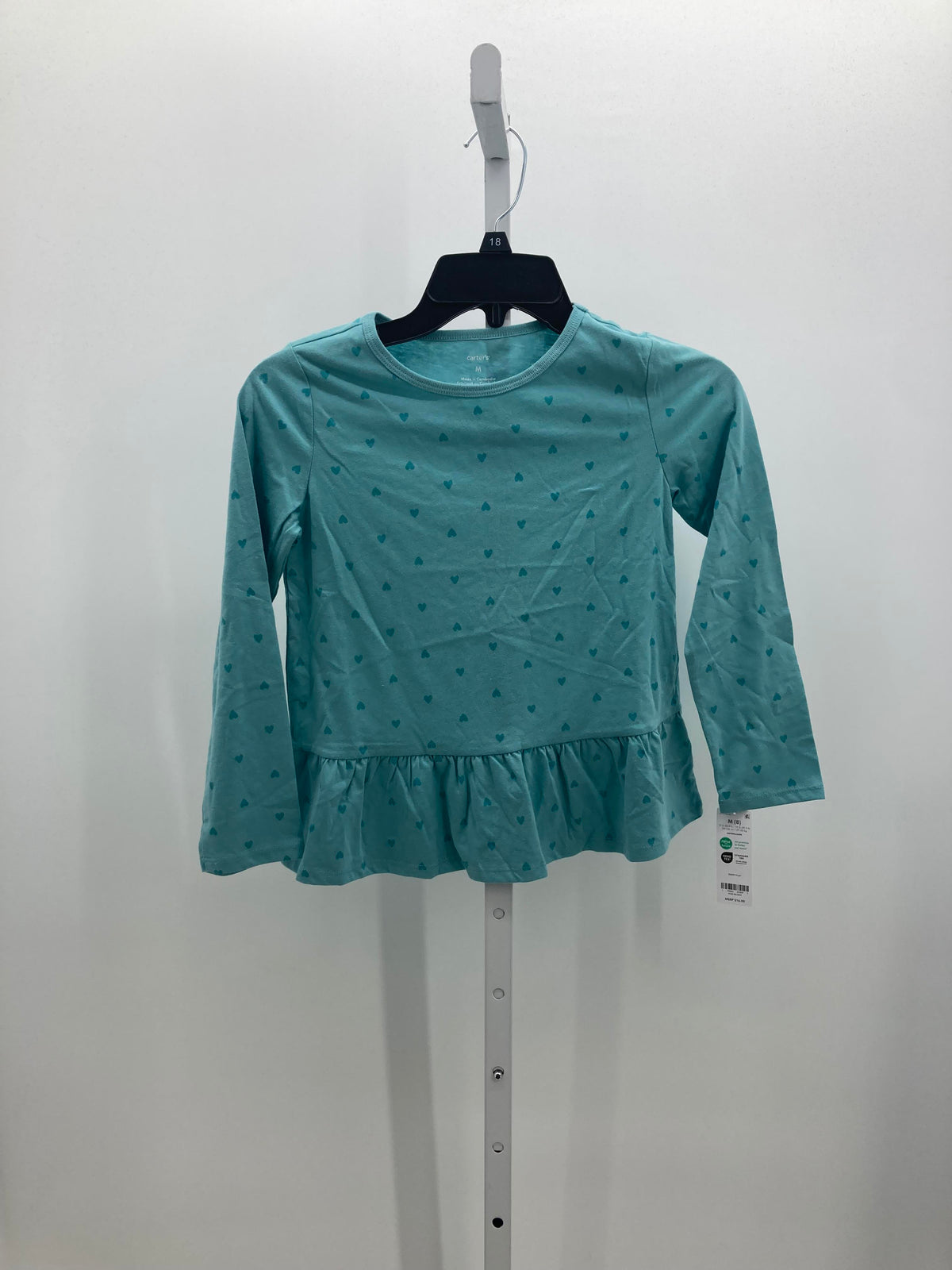 Carters Size 8-10 Girls Long Sleeve Shirt