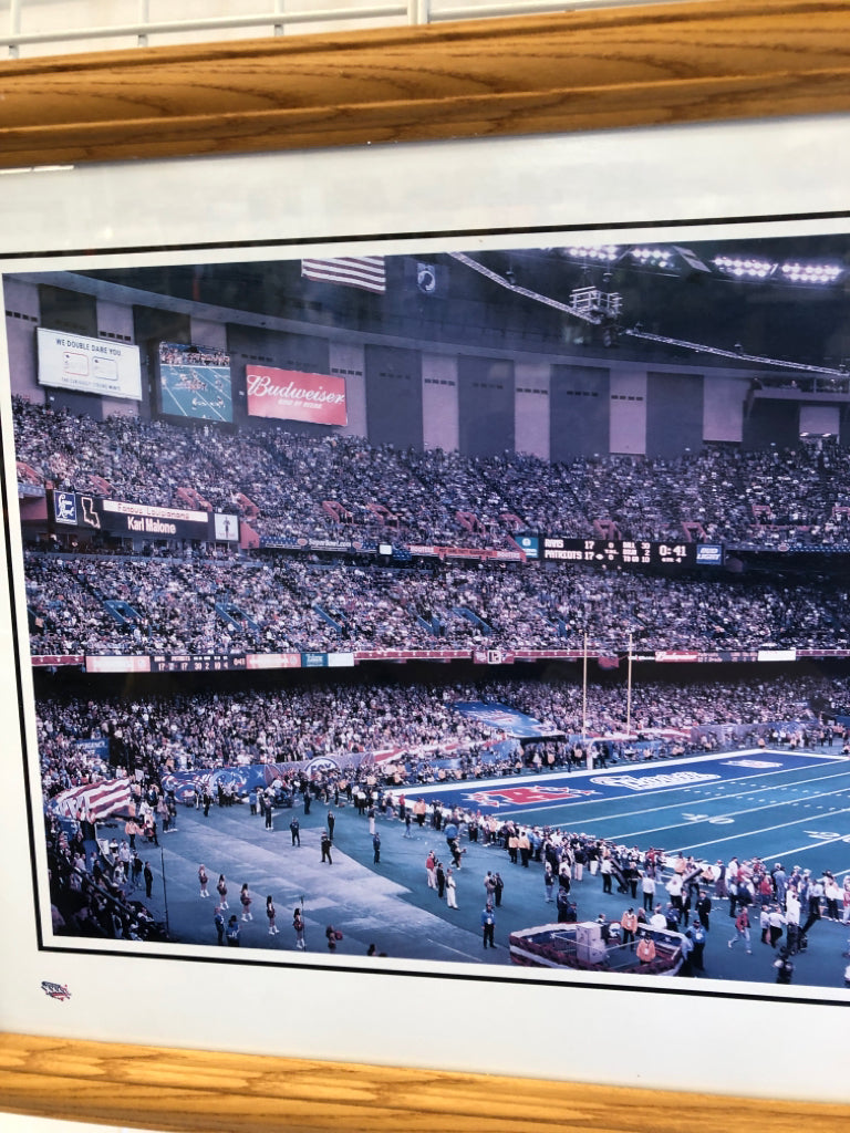 PATRIOTS SUPERBOWL 2002 PANORAMIC PHOTO.
