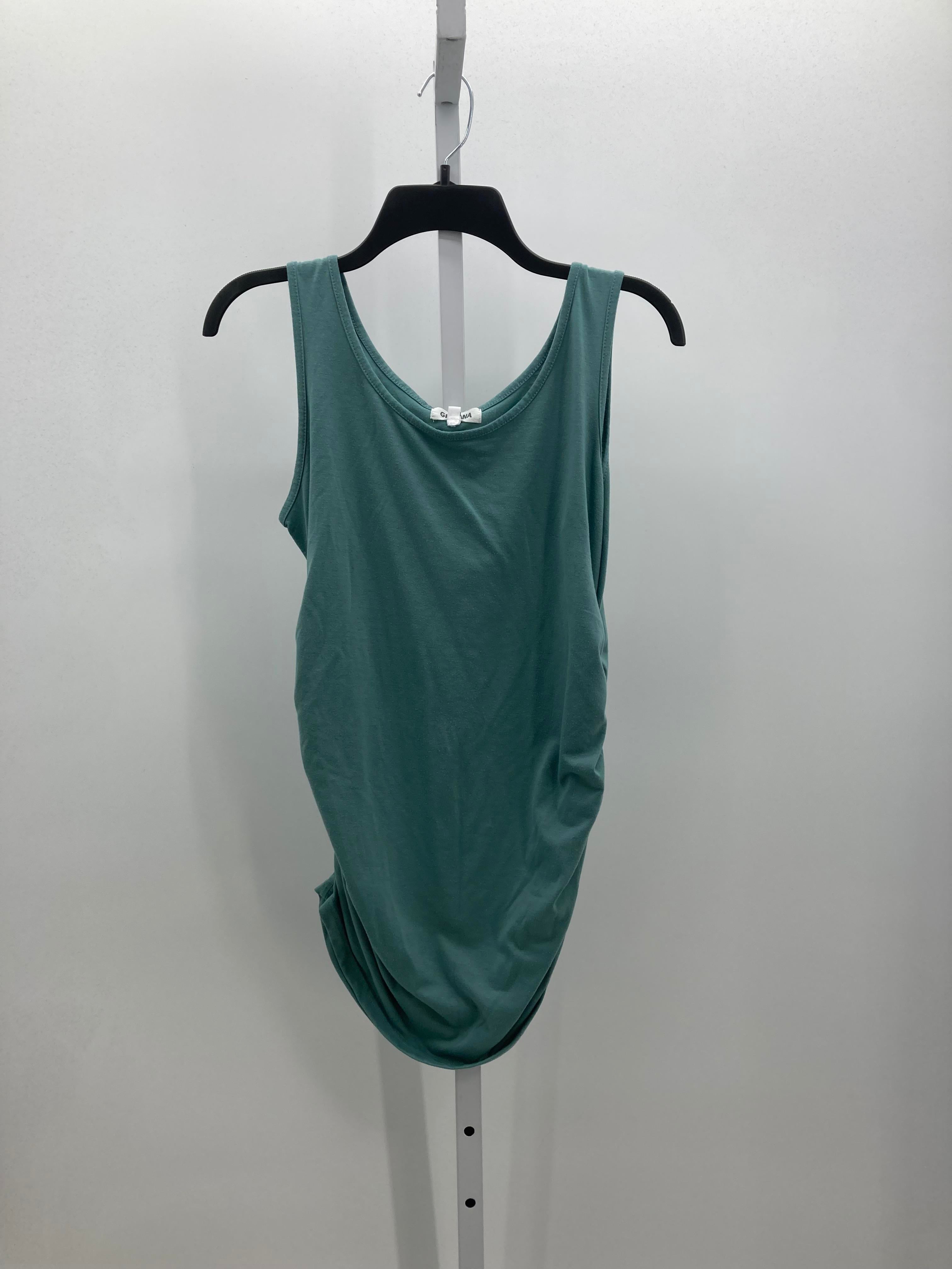 Seafoam Green Size Medium Maternity Tank