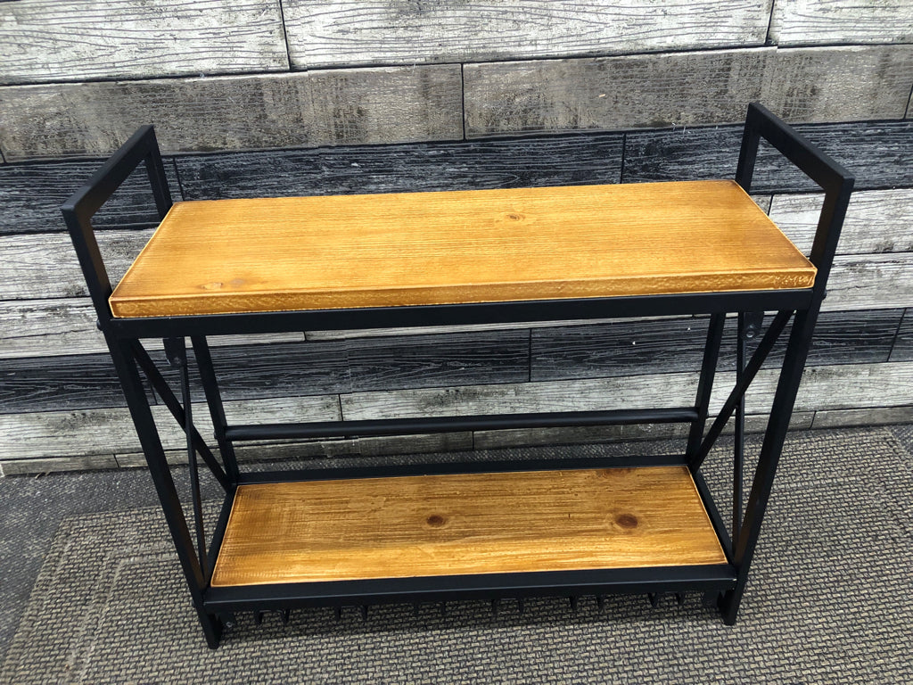 2-TIER WALL MOUNTED SHELF.