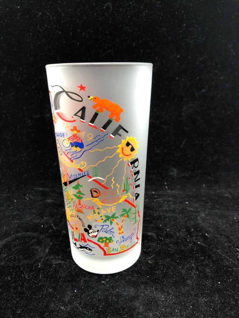CALIFORNIA FROSTED TUMBLER.