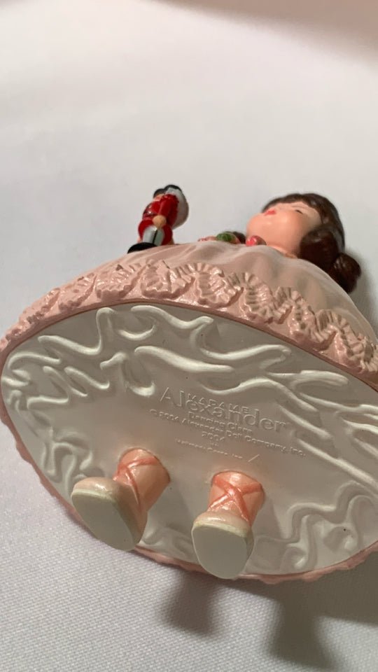 HALLMARK DANCING CLARA NUTCRACKER ORNAMENT.