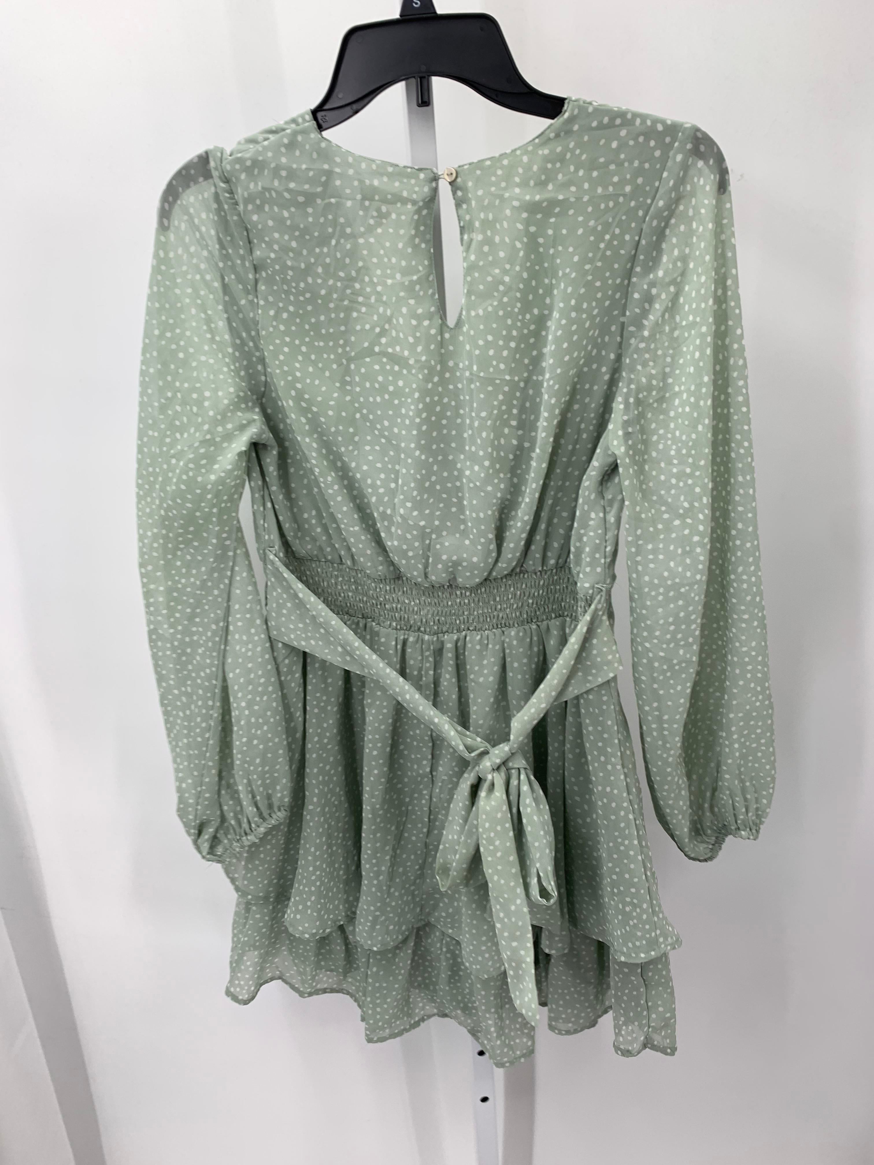 Japna Size Large Misses Long Sleeve Dress