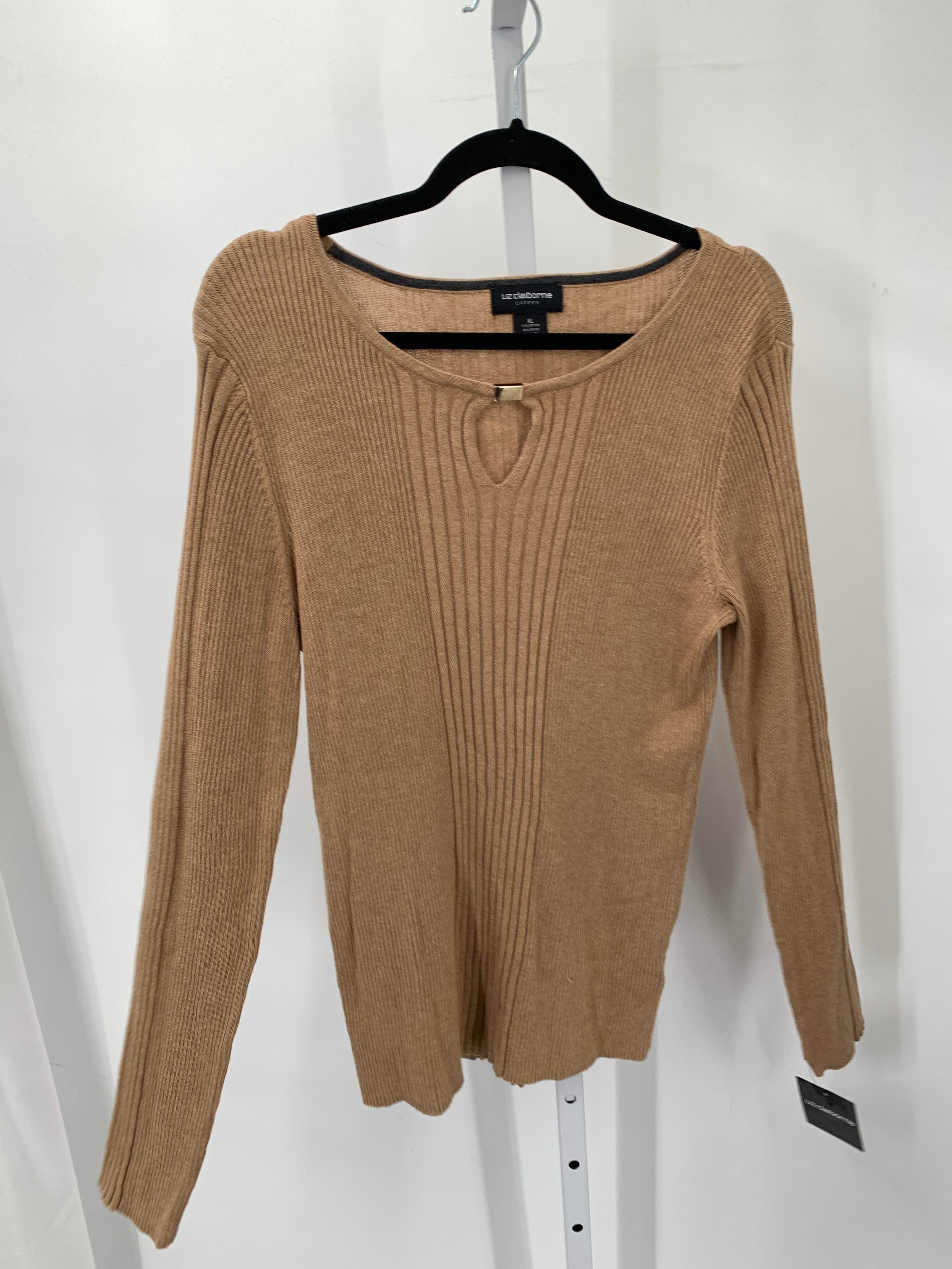Liz Claiborne Size Extra Large Misses Long Slv Sweater