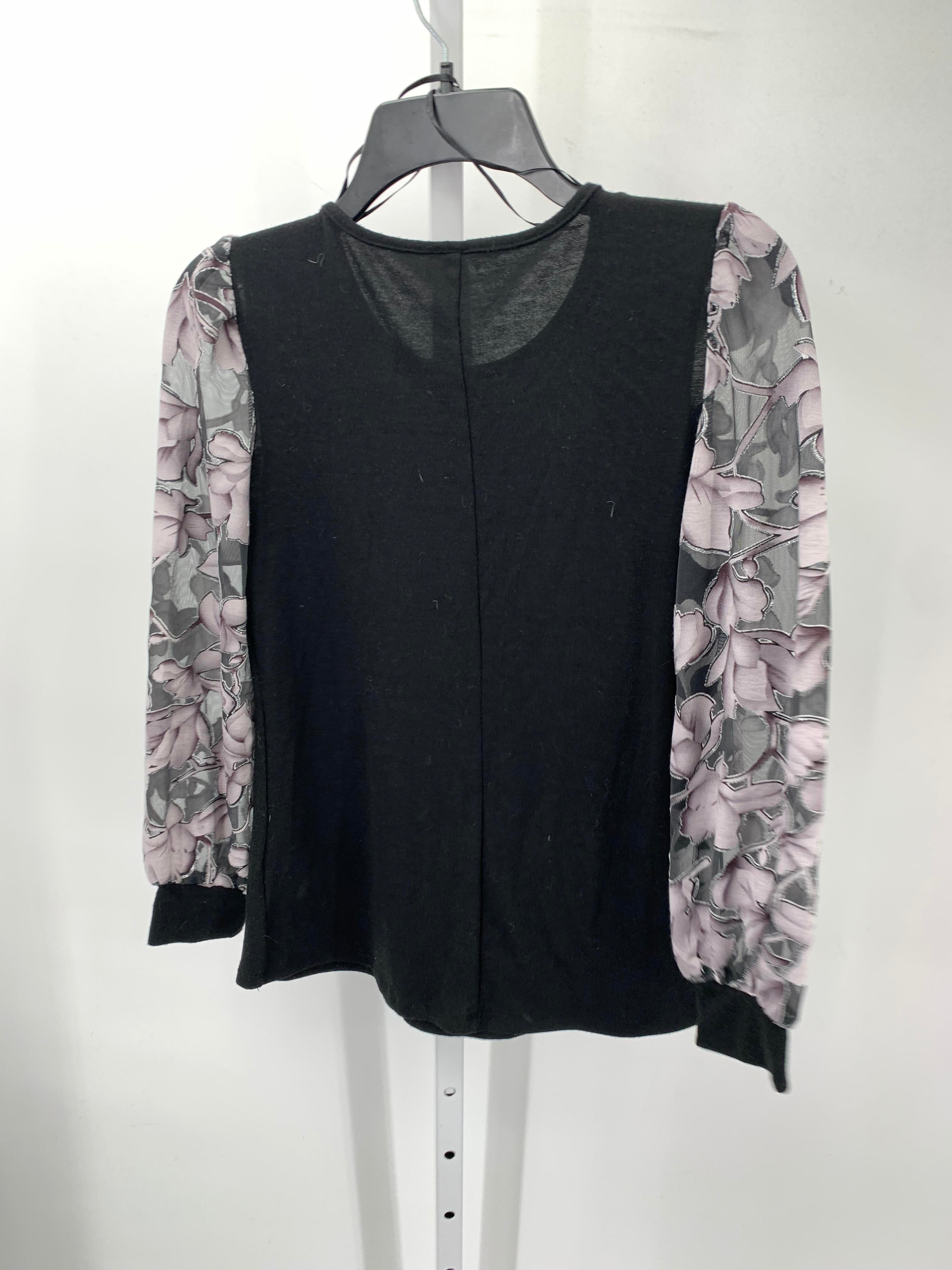 NY Collection Size X Small Petite Petite Long Sleeve Shirt