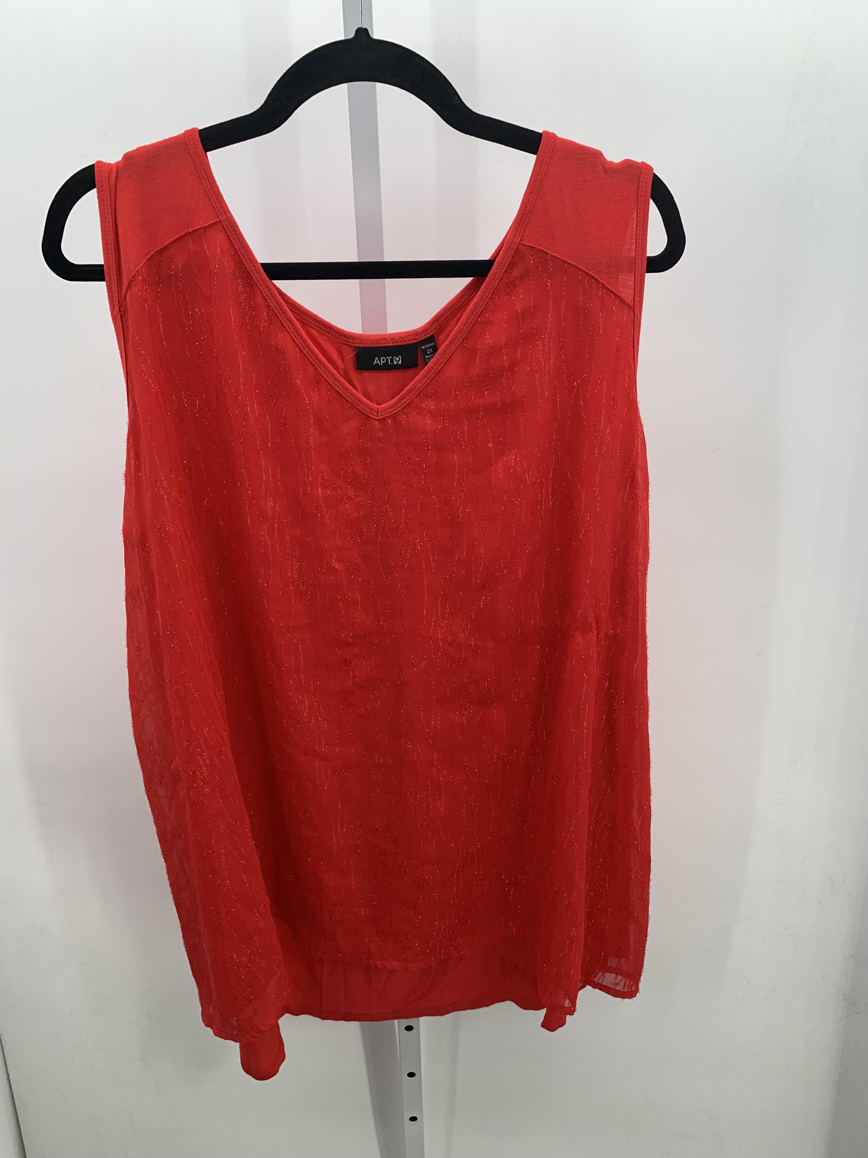 Apt. 9 Size 2X Womens Sleeveless Shirt