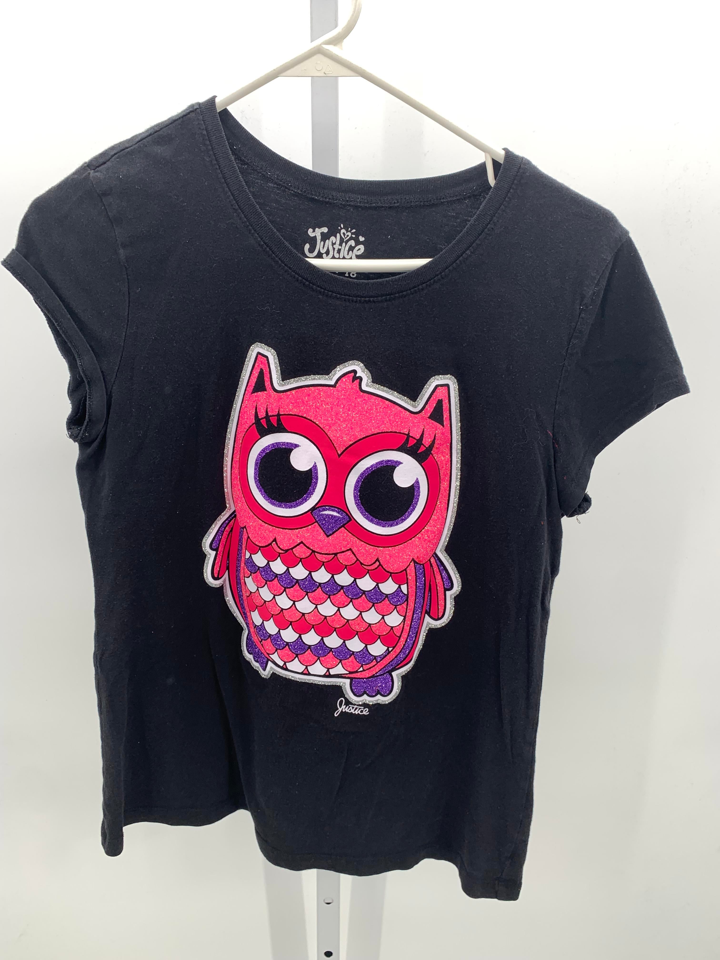 Justice Size 18 Girls Short Sleeve Shirt