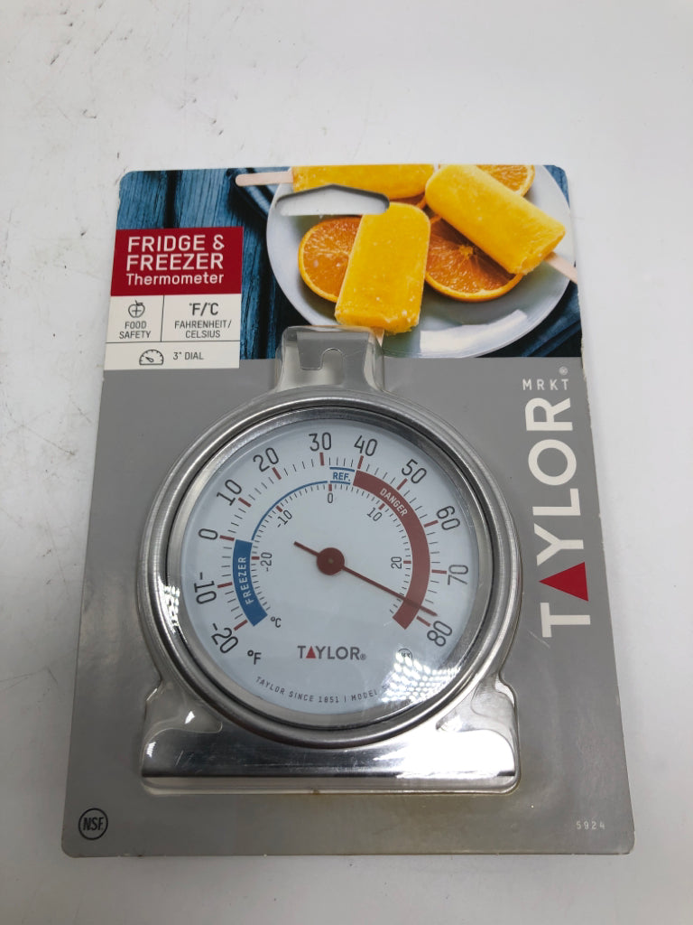 NIP FRIDGE AND FREEZER THERMOMETER.