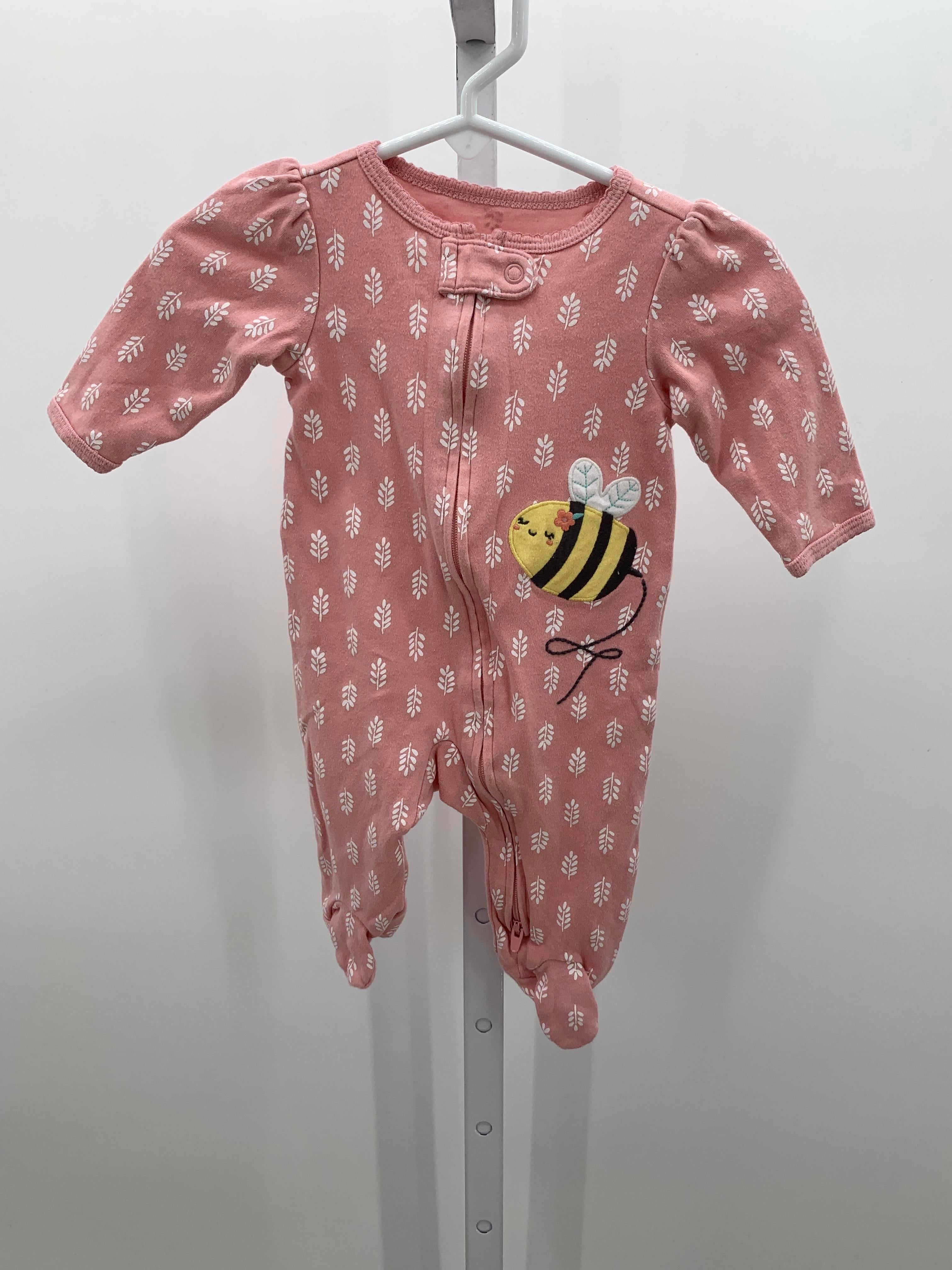 Carters Size 3 Months Girls Long Slv. Romper