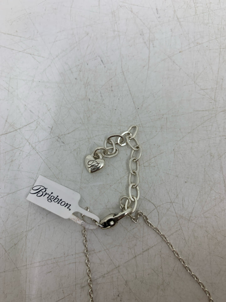 Interlok Harmony Two Tone Petite Pendant Necklace