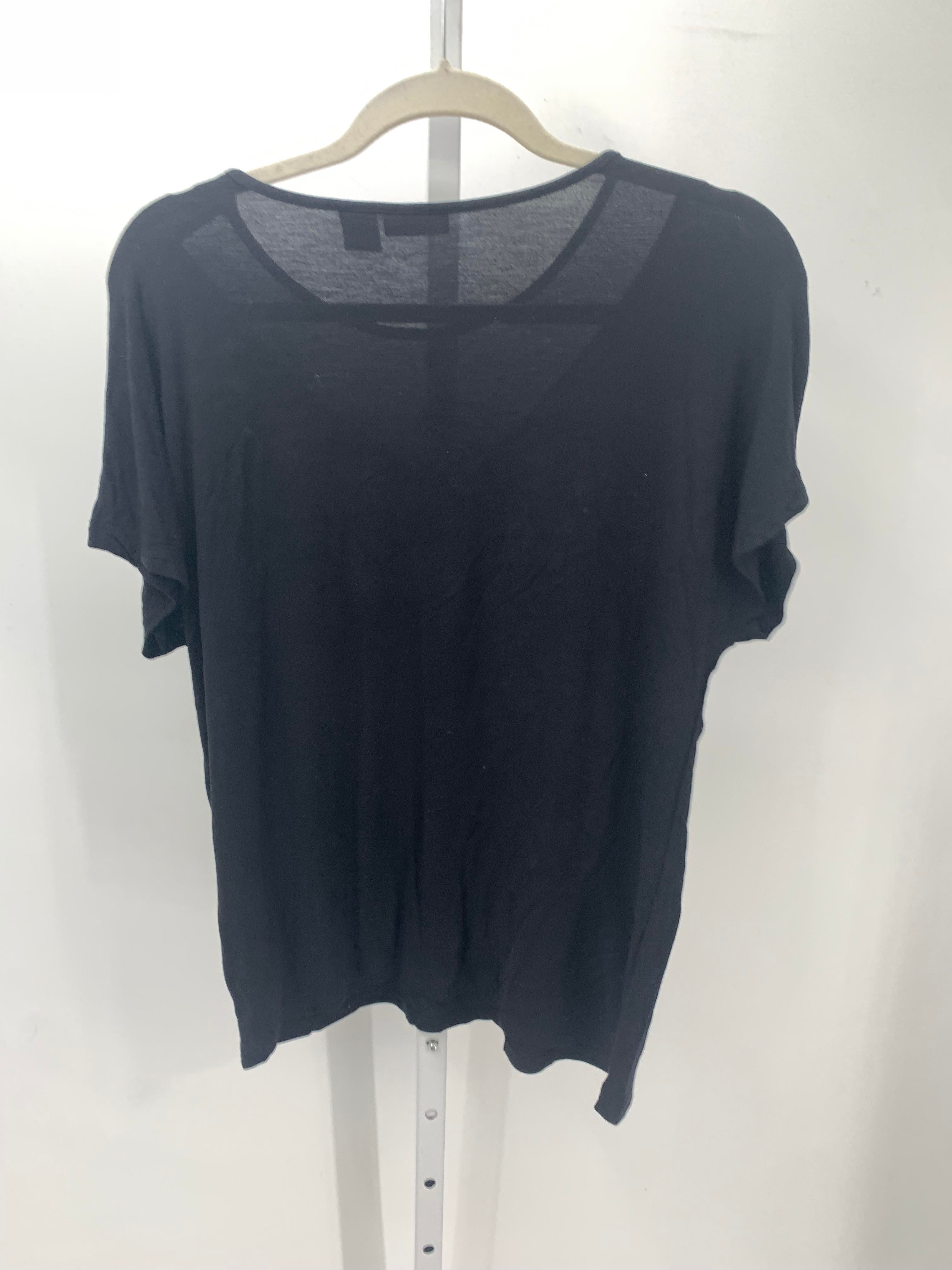 Tahari Size Large Misses Short Sleeve Shirt