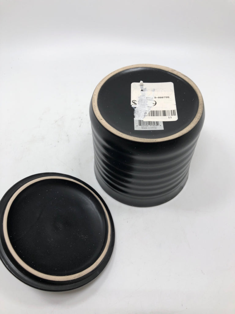 CERAMIC DARK ROAST CANISTER.
