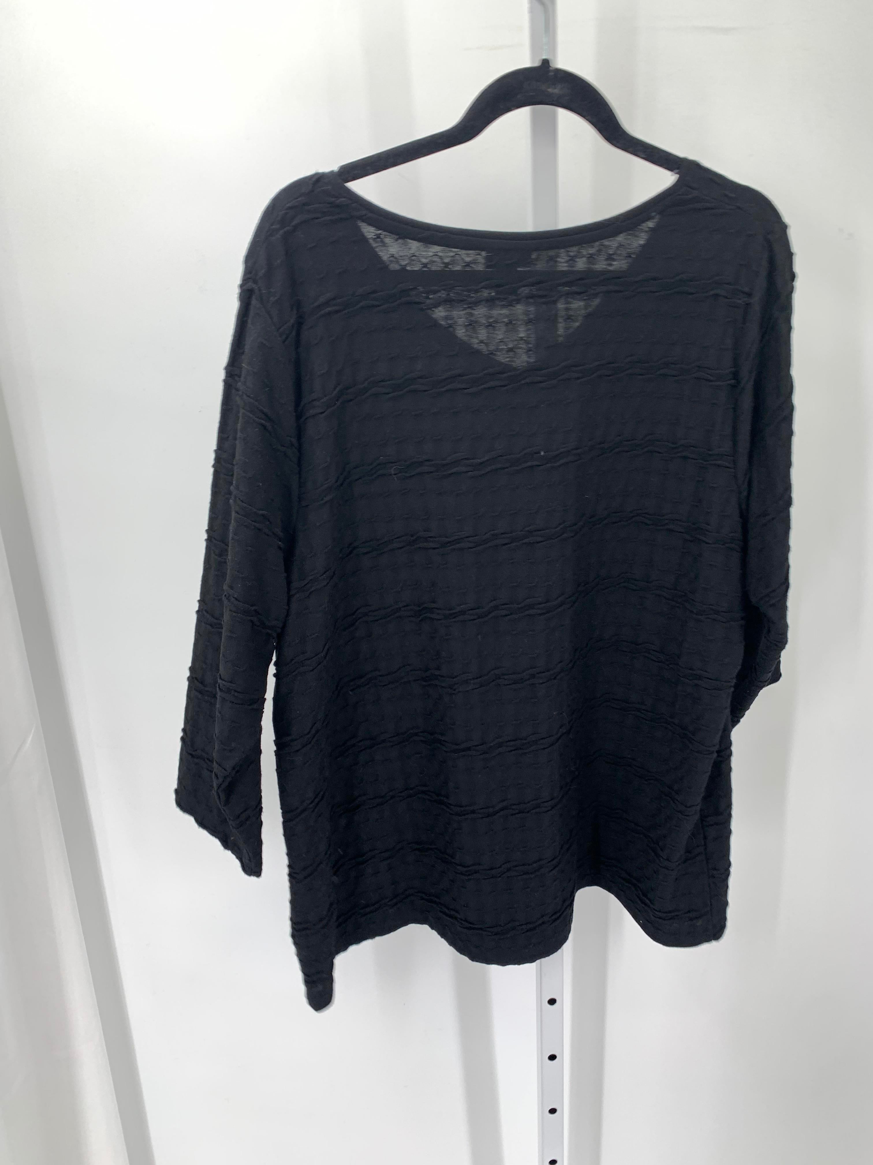 Croft & Barrow Size 1X Womens 3/4 Sleeve Shirt