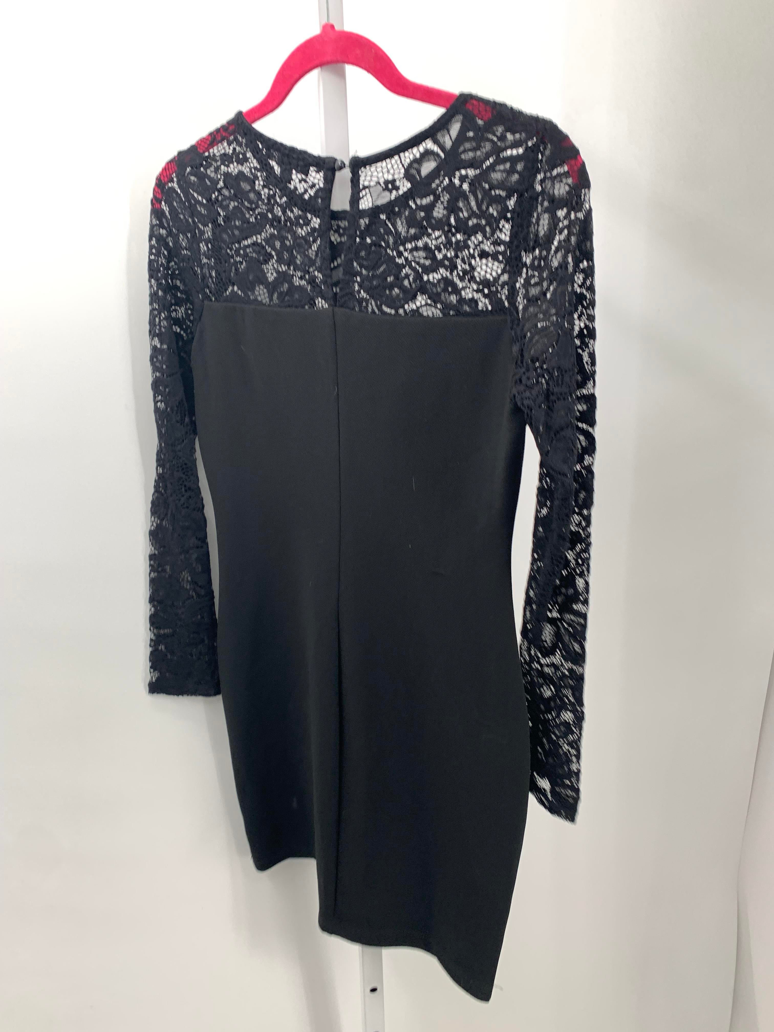 As U Wish Size Medium Juniors Long Sleeve Dress