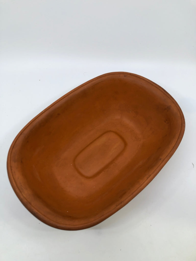 KERAMIK TERRACOTTA ROASTER BOWL.