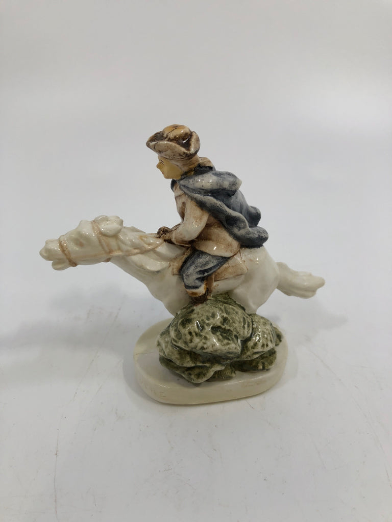 VTG SEBASTIAN FIGURINE PAUL REVERE ON HORSEBACK.