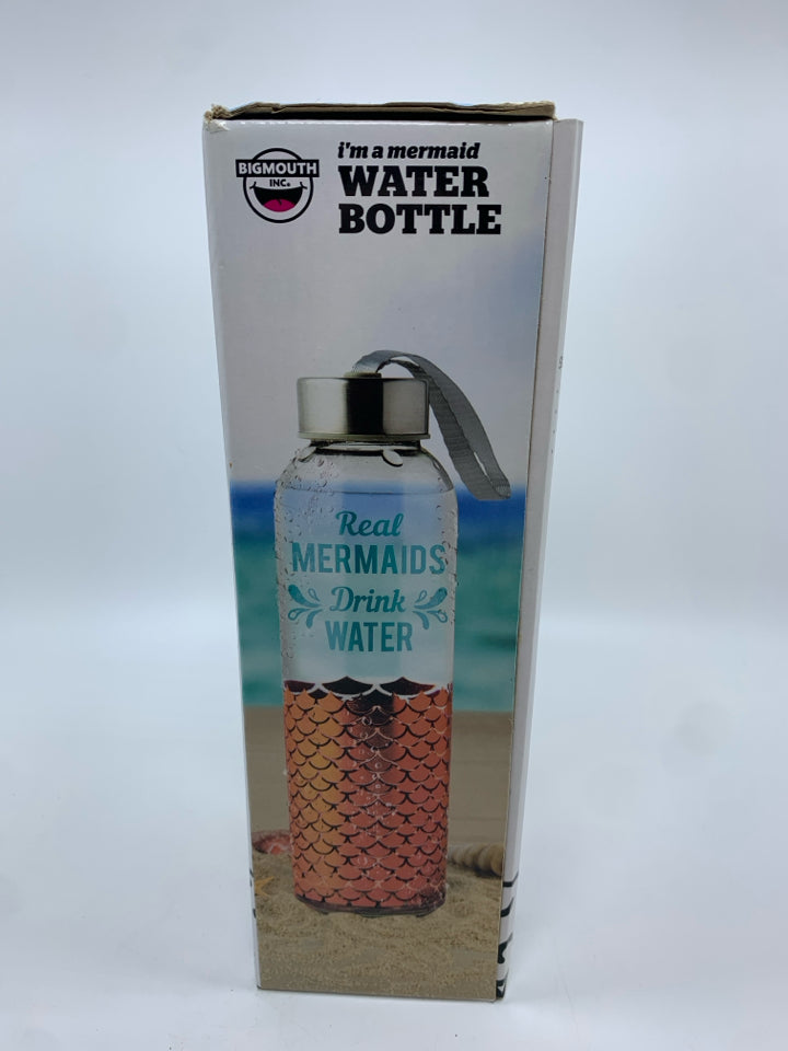 NIB MERMAID WATER BOTTLE.