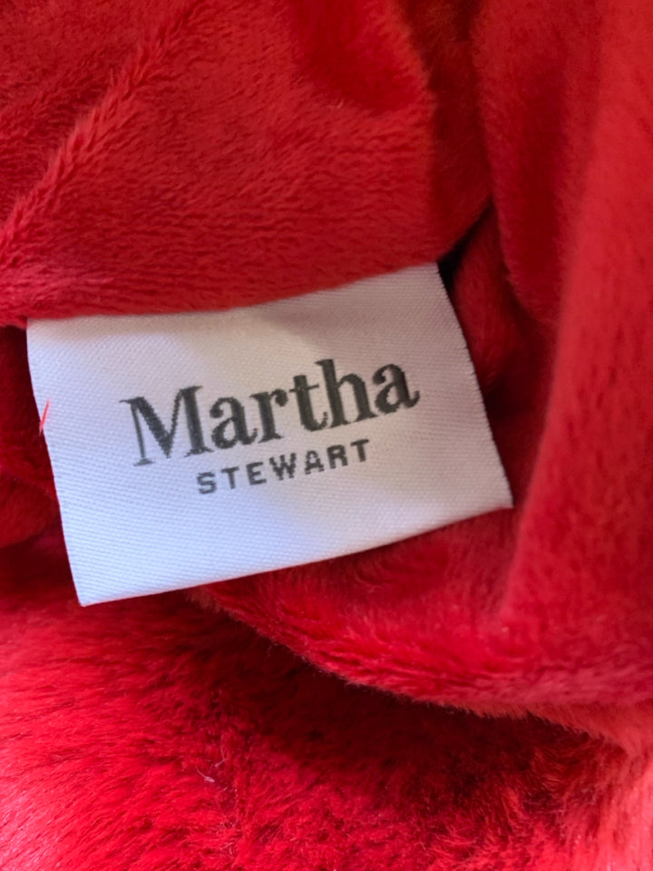 RED MARTHA STEWART STOCKING.