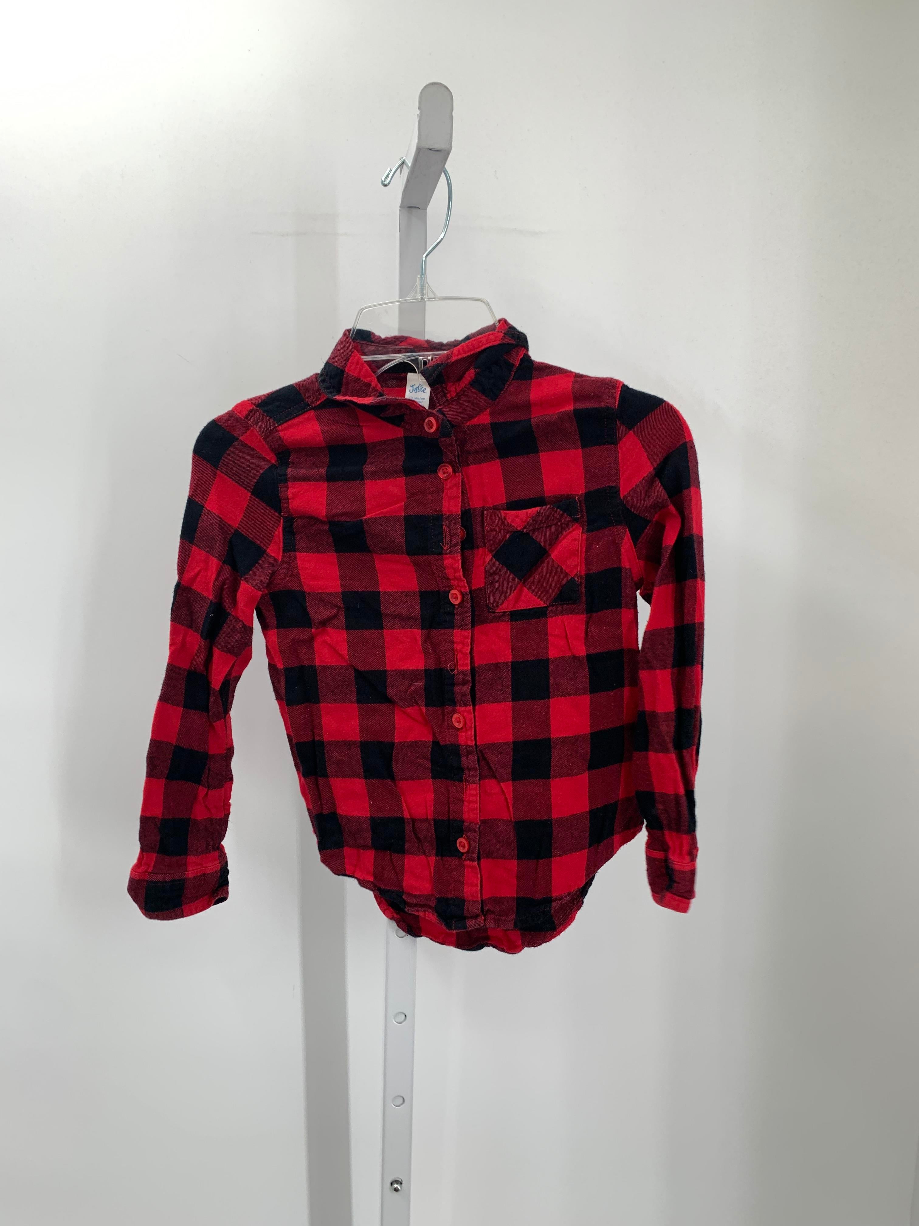 Justice Size 6-7 Boys Long Sleeve Shirt