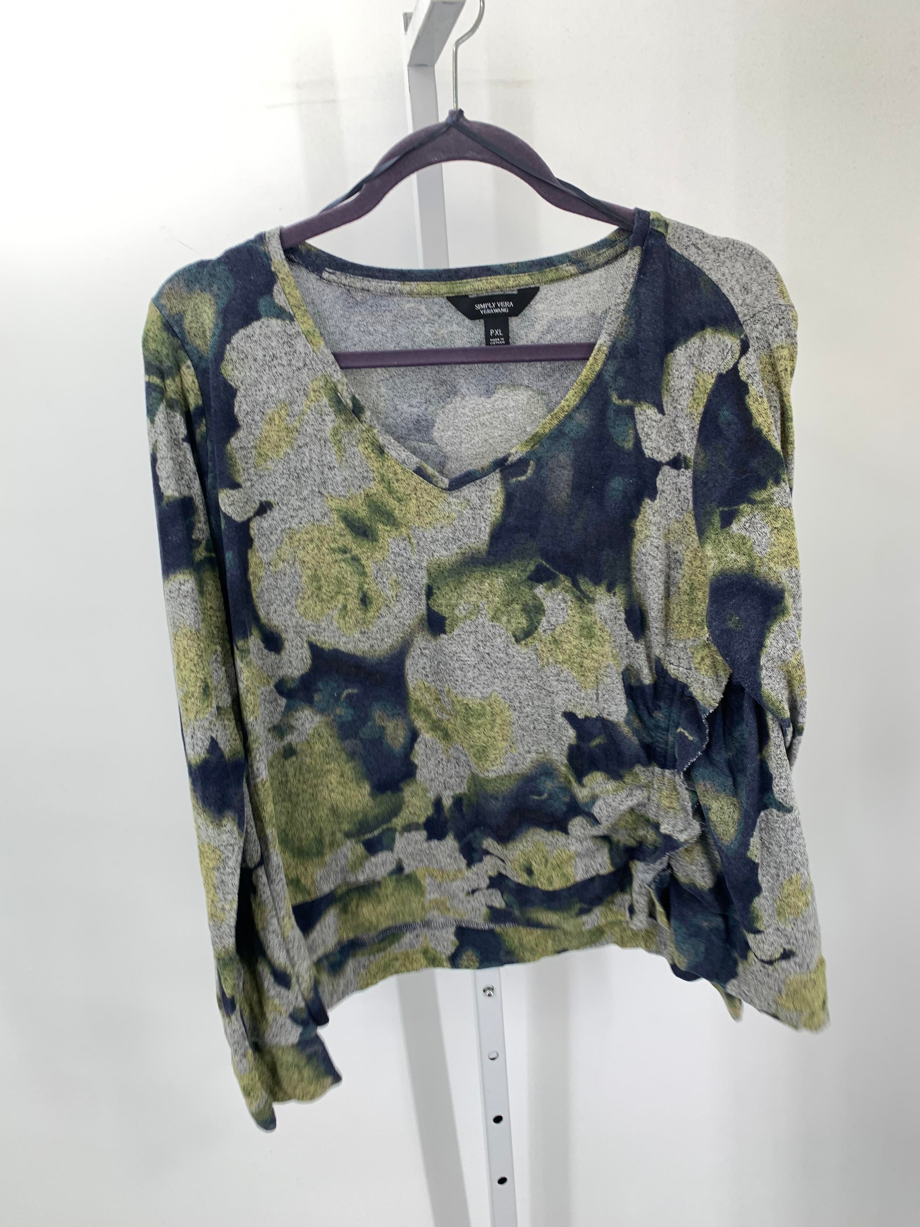 Vera Wang Size X Large Petite Petite Long Slv Sweater