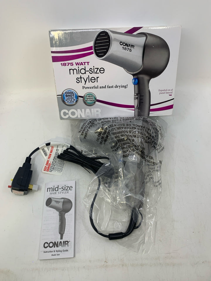 NIB MID-SIZE BLOW DRYER.