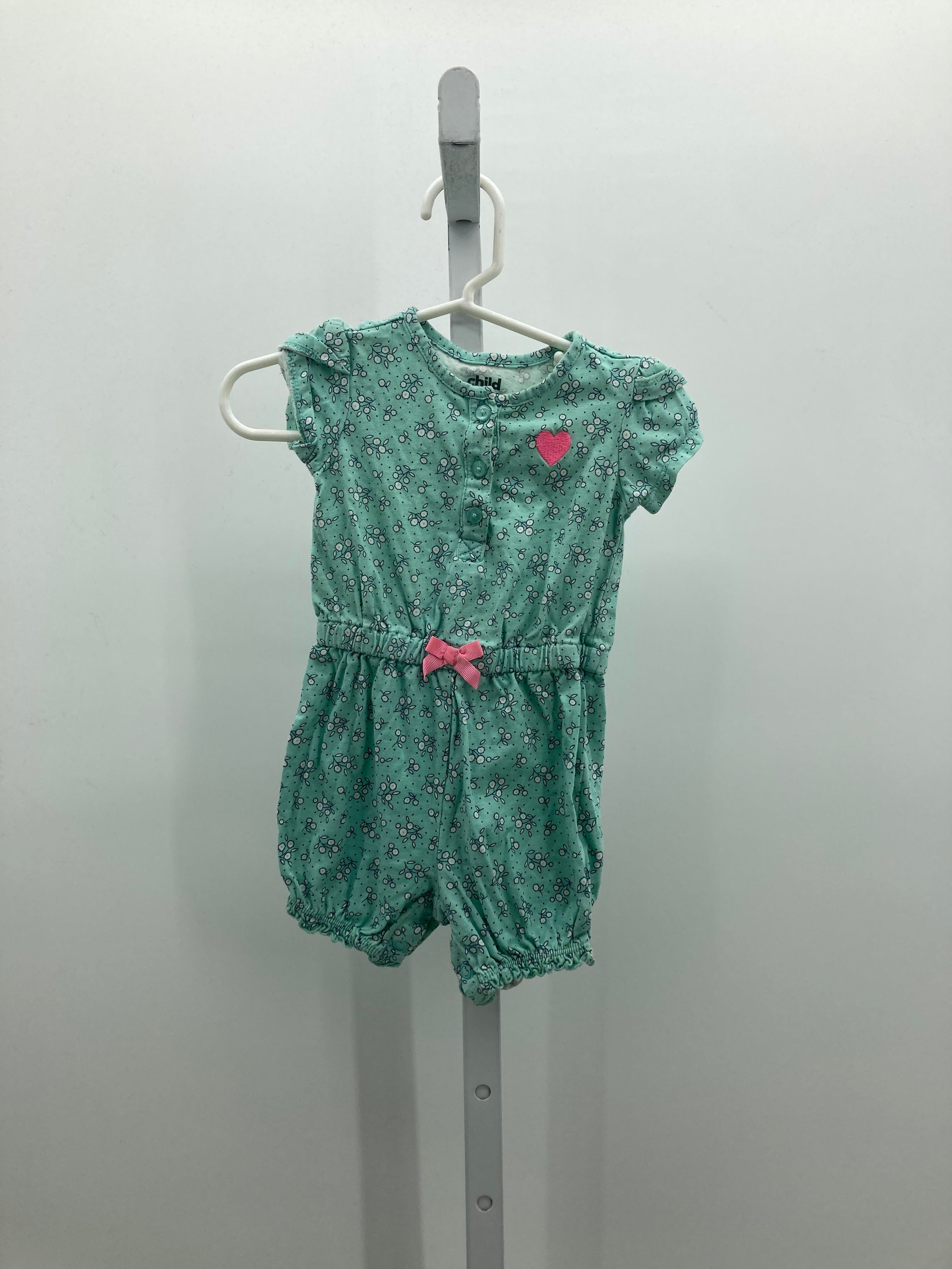 Child of Mine Size 6-9 mon Girls Short Slv. Romper