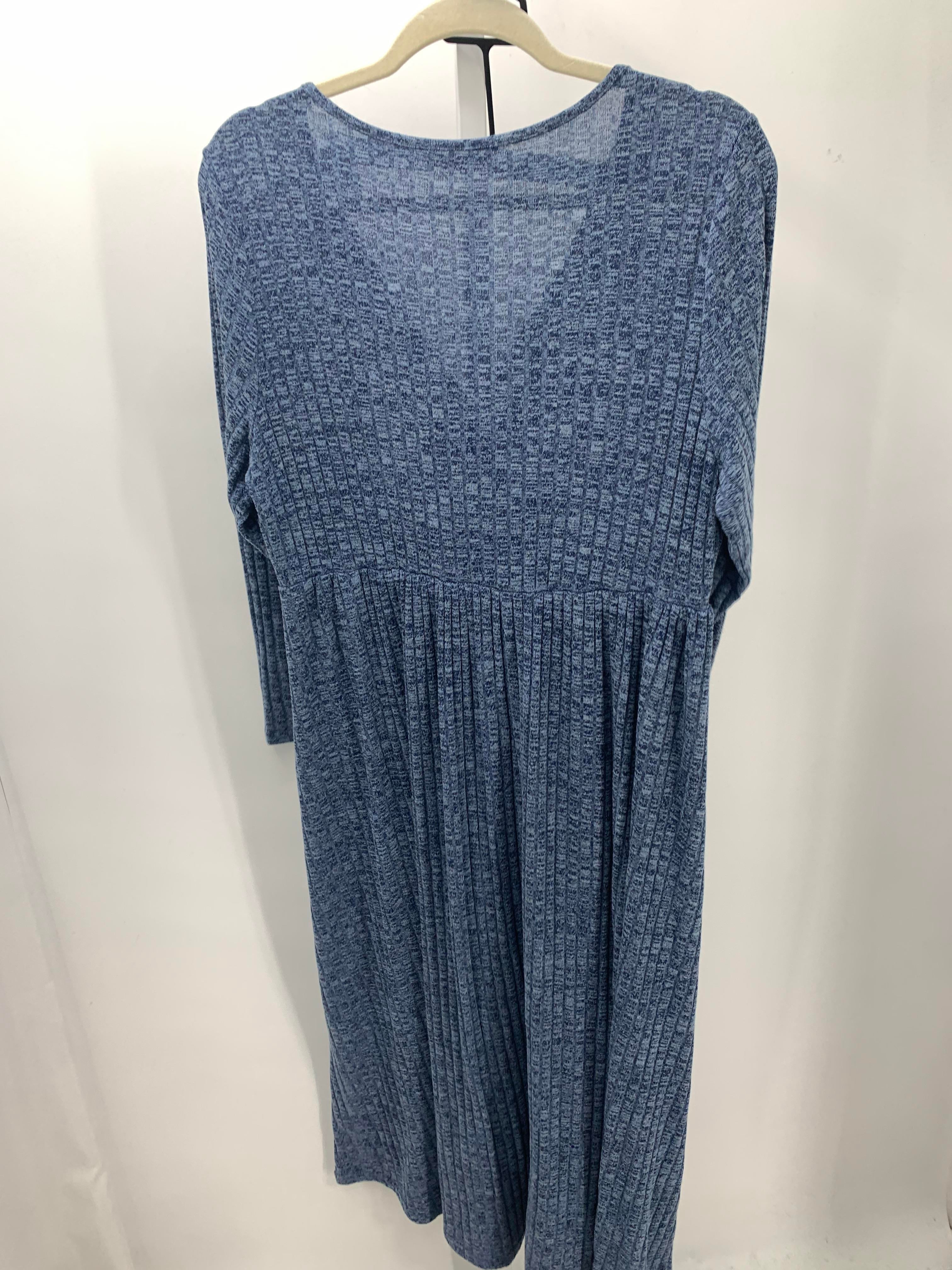 Size 18/20 W Womens Long Sleeve Dress