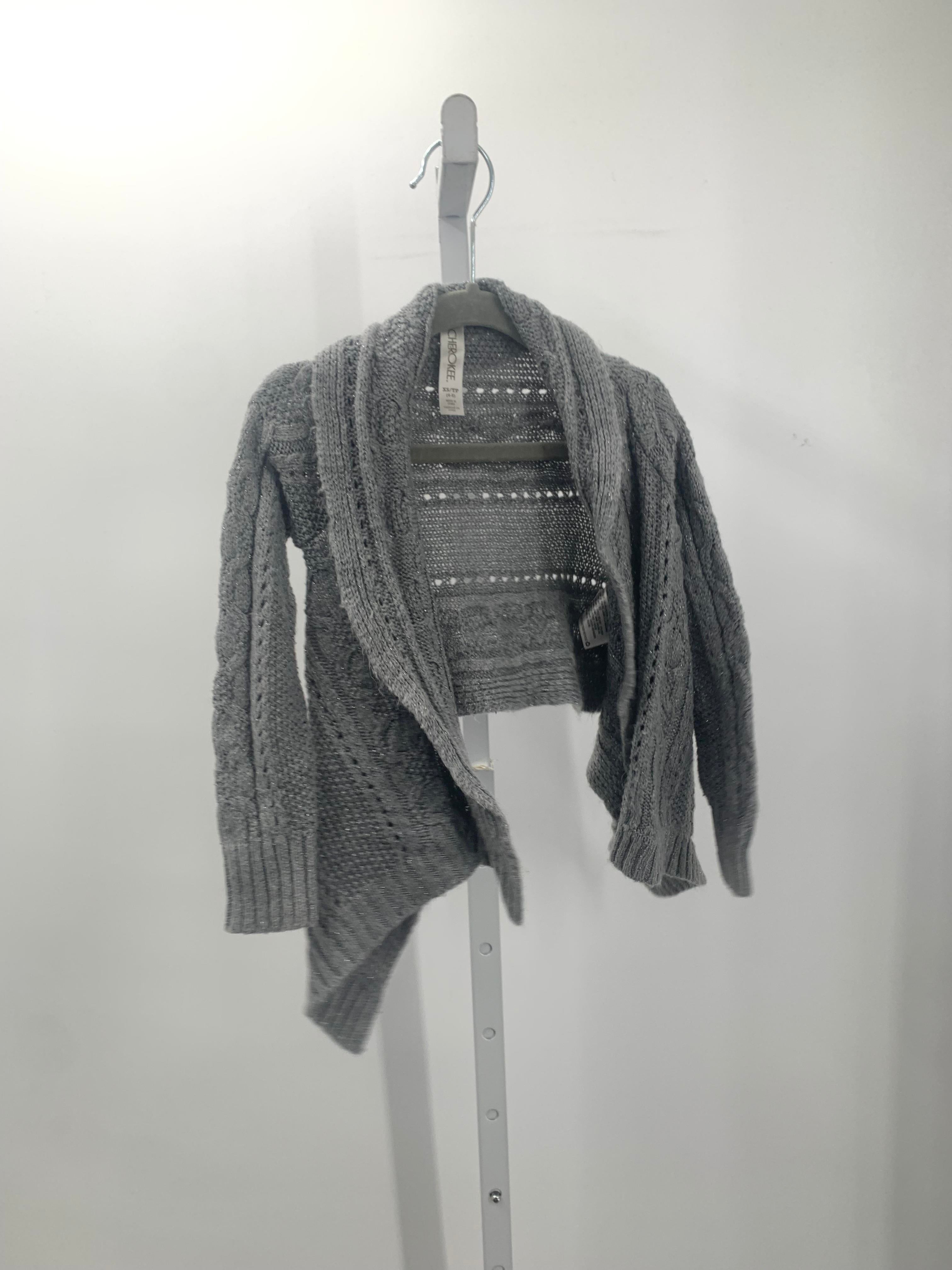 Cherokee Size 4-5 Girls Long Sleeve Sweater