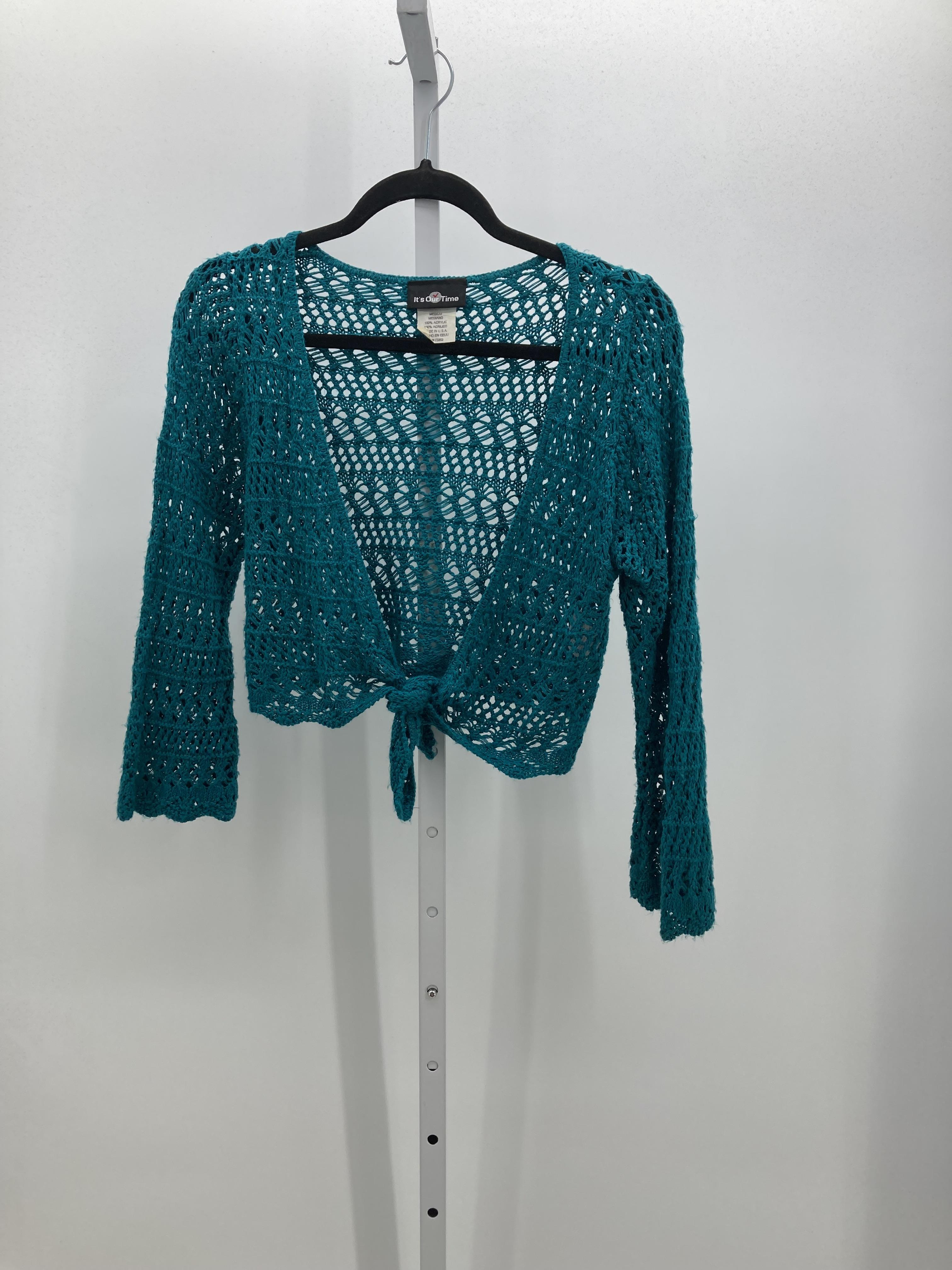 It's Our Time Size Medium Misses Long Slv Sweater