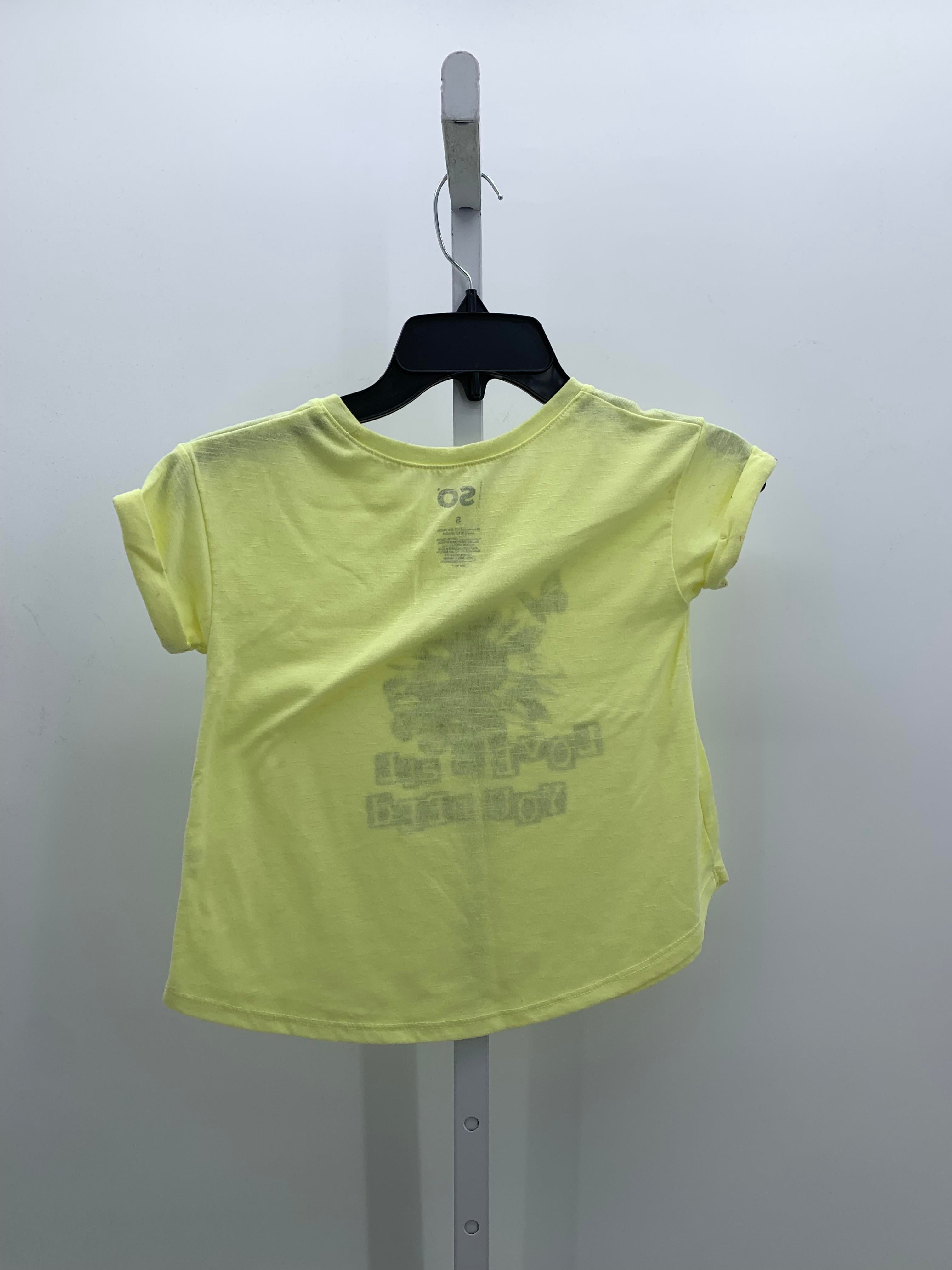 SO Size 6-7 Girls Short Sleeve Shirt