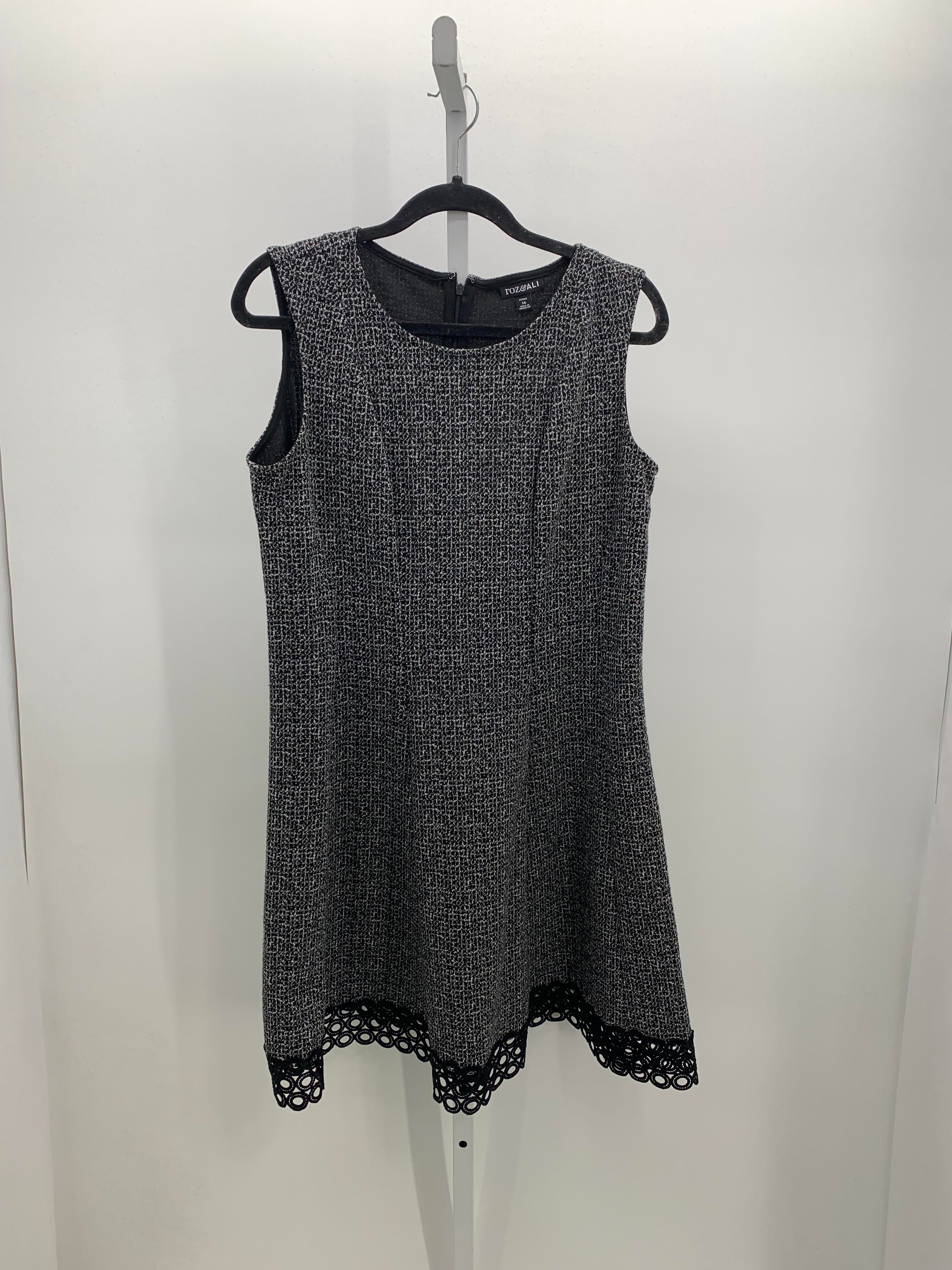 Roz & Ali Size 14 Petite Petite Sleeveless Dress