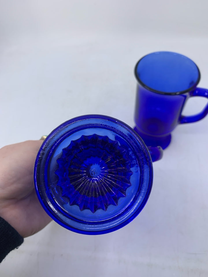 2 FOOTED IRISH COFFEE GLASSES.