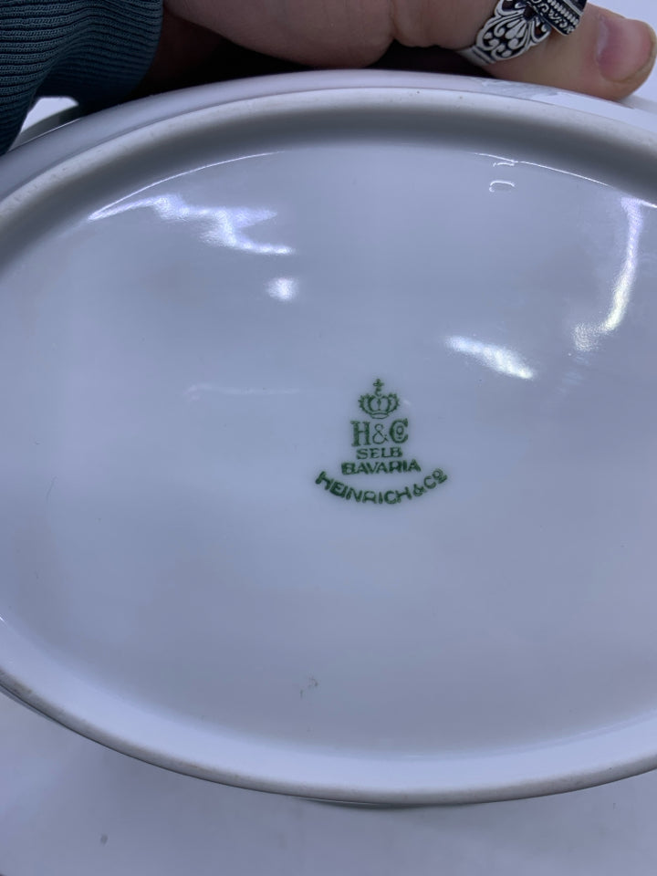 VTG OVAL SONGBIRD BOWL- HEINRICH & CO SELB.