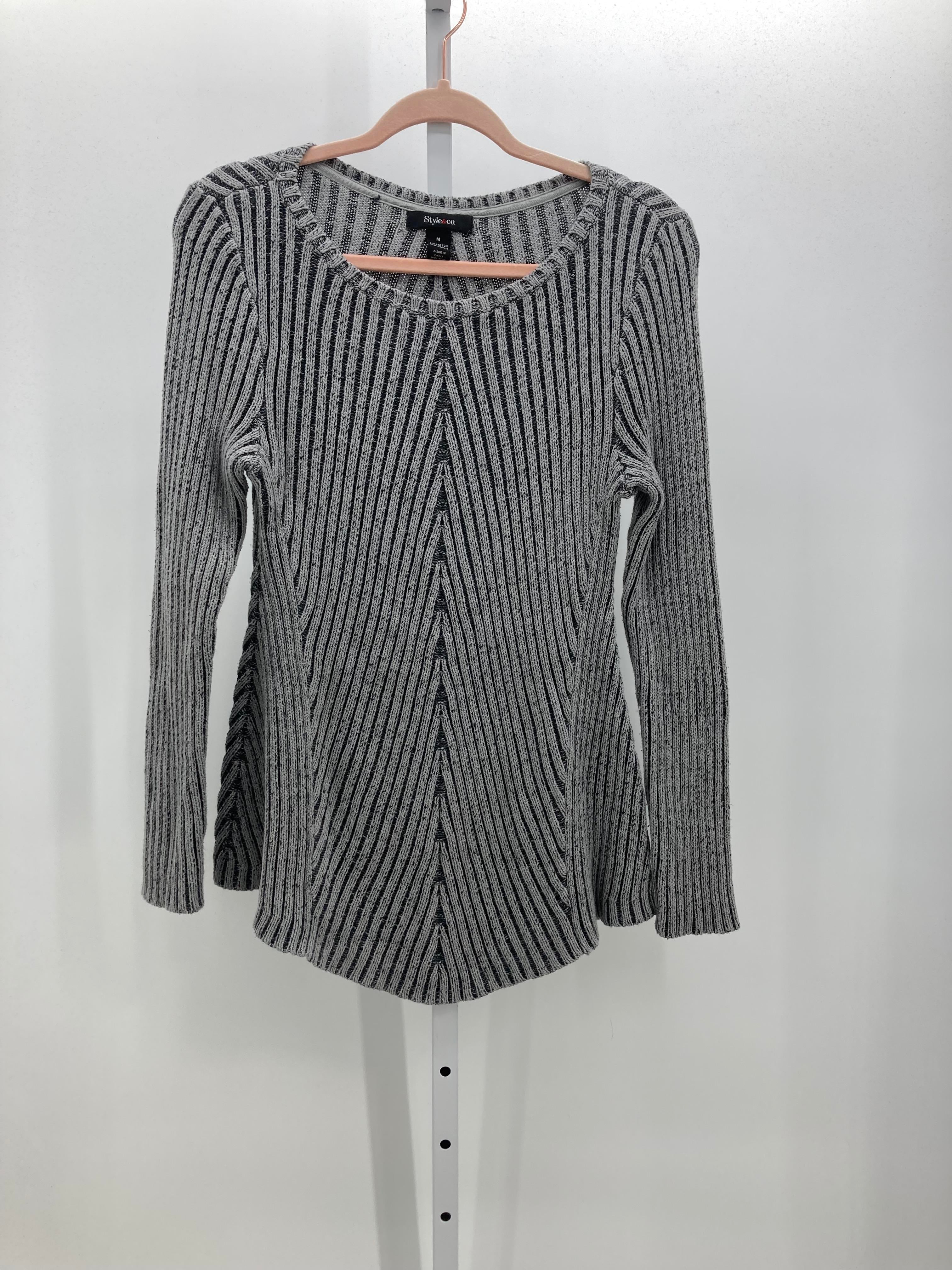 Style & Co. Size Medium Misses Long Slv Sweater
